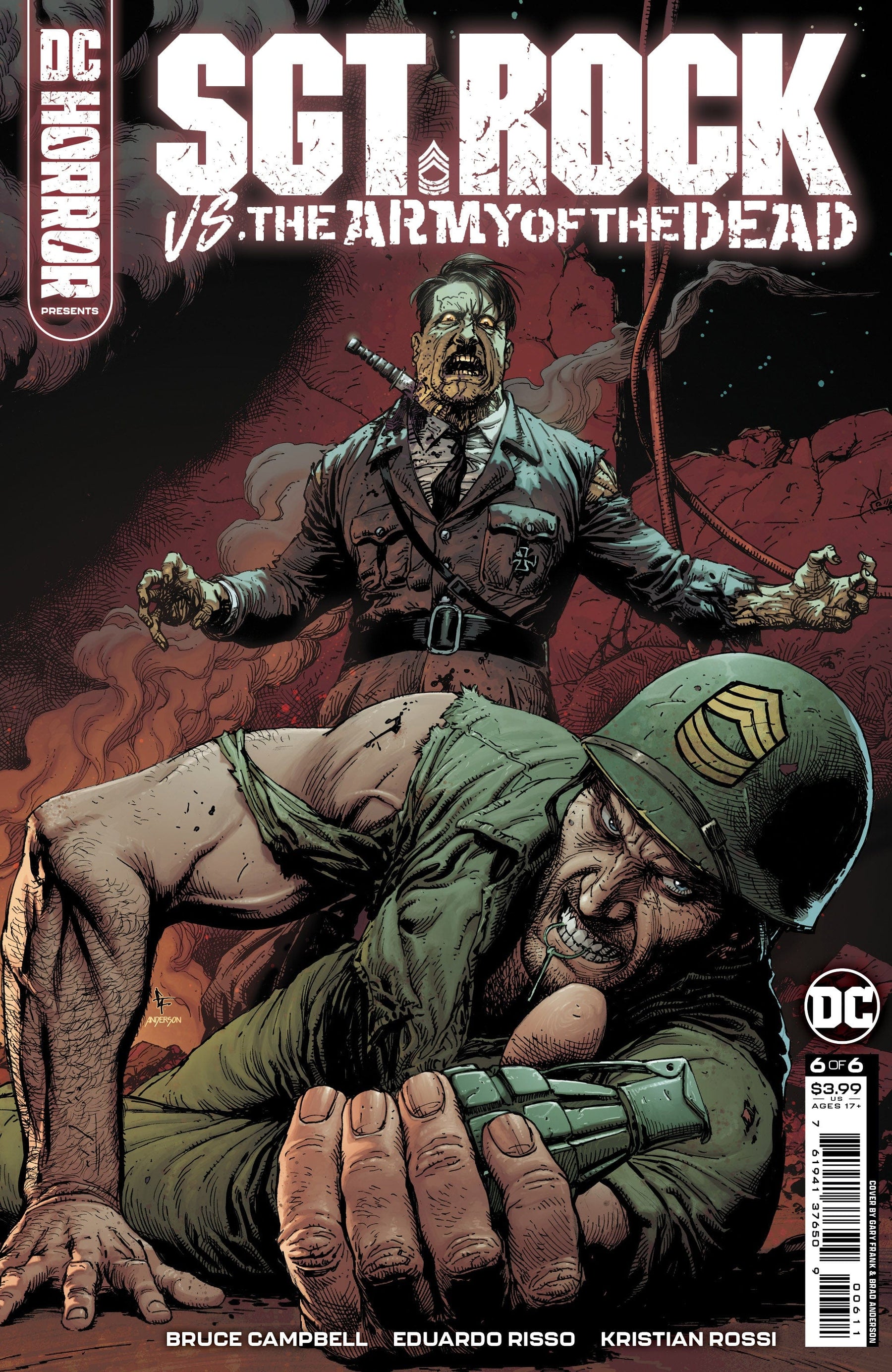 DC HORROR PRESENTS SGT ROCK VS THE ARMY OF THE DEAD #6 (OF 6) CVR A GARY FRANK (MR)