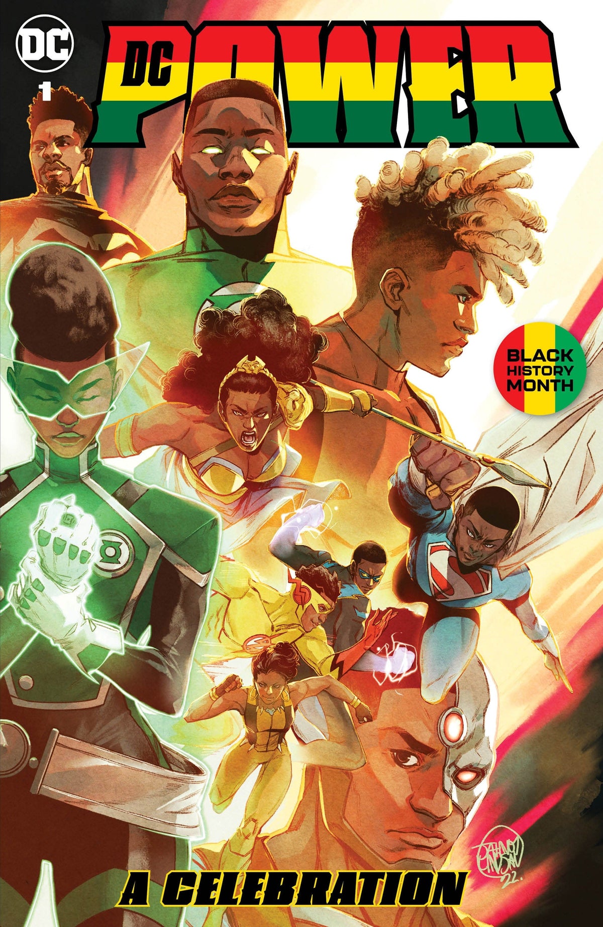 DC Comics Comic Books DC POWER A CELEBRATION #1 (ONE SHOT) CVR A JAHNOY LINDSAY 76194137914200111 1122DC104