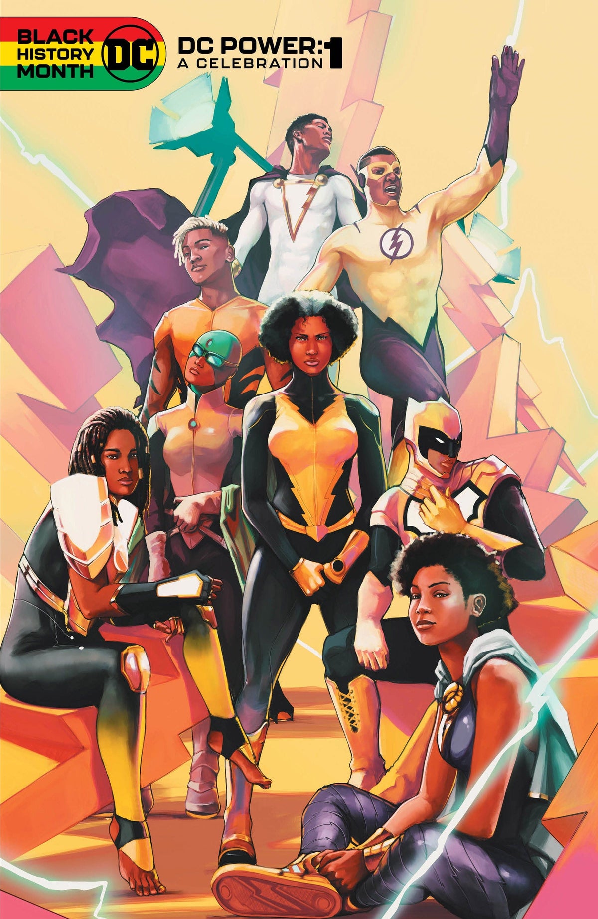 DC Comics Comic Books DC POWER A CELEBRATION #1 (ONE SHOT) CVR C TAJ TENFOLD CARD STOCK VAR 76194137914200131 1122DC106