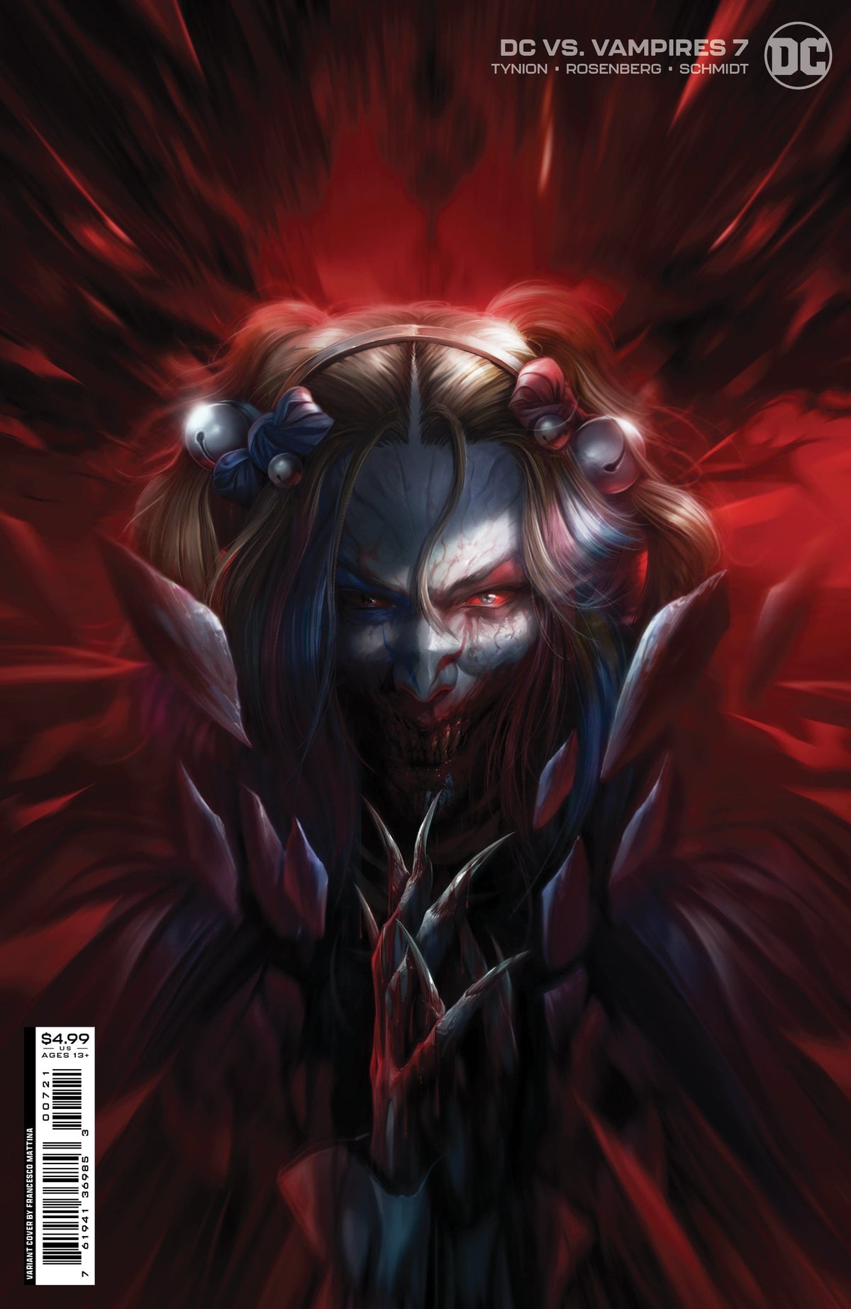 DC Comics Comic Books DC VS VAMPIRES #7 (OF 12) CVR B FRANCESCO MATTINA CARD STOCK VAR 76194136985300721 0522DC108