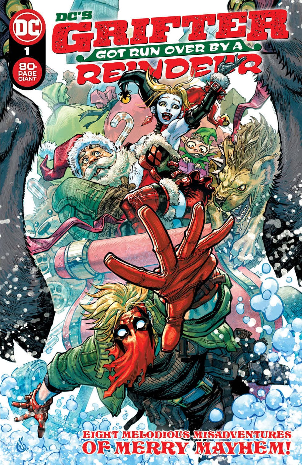 DC Comics Comic Books DCS GRIFTER GOT RUN OVER BY A REINDEER #1 (ONE SHOT) 76194137804600111 0922DC128