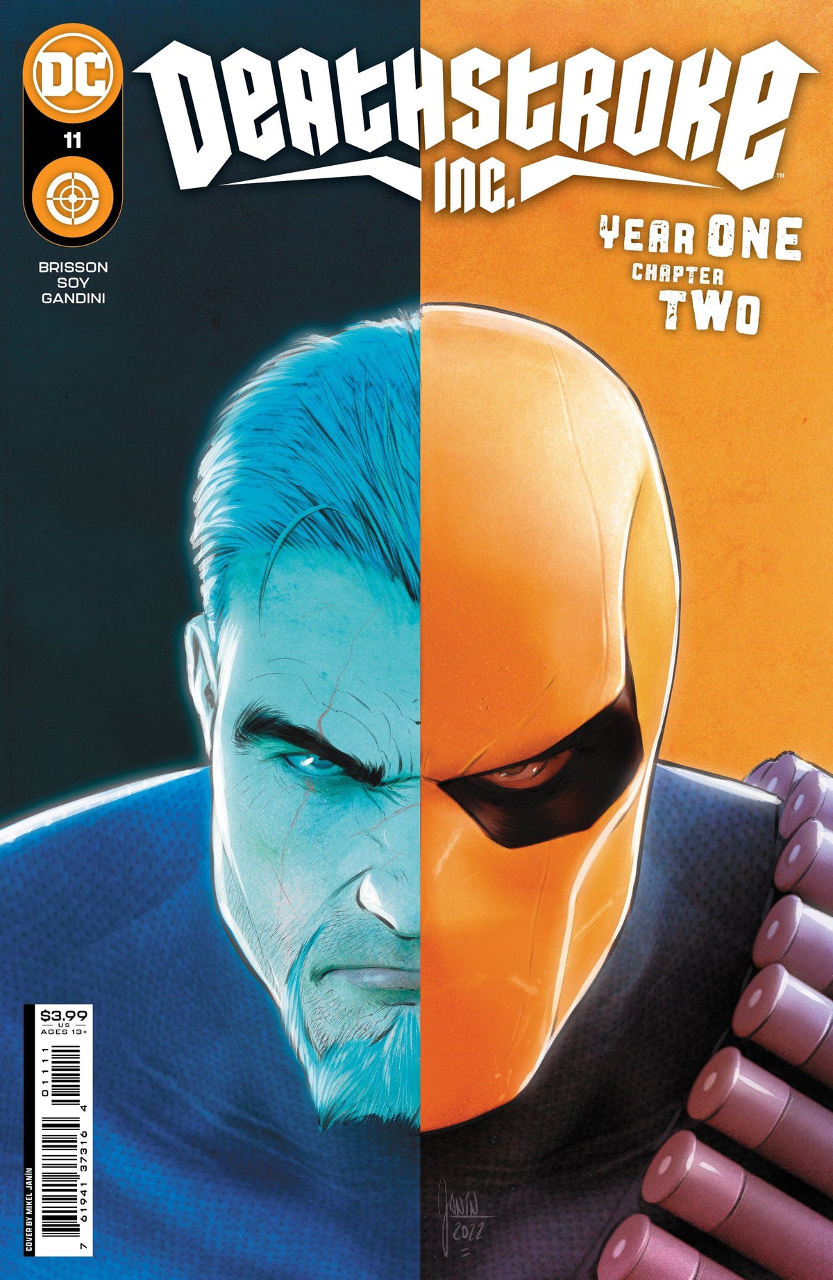 DC Comics Comic Books DEATHSTROKE INC #11 CVR A MIKEL JANIN 76194137316401111 0522DC110