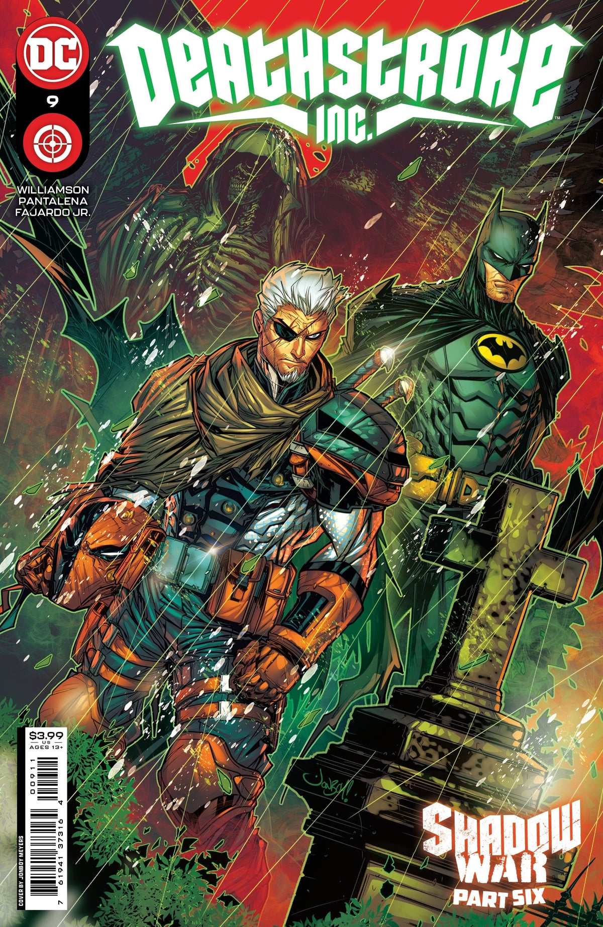 DC Comics Comic Books DEATHSTROKE INC #9 CVR A JONBOY MEYERS (SHADOW WAR) 76194137316400911 0322DC005