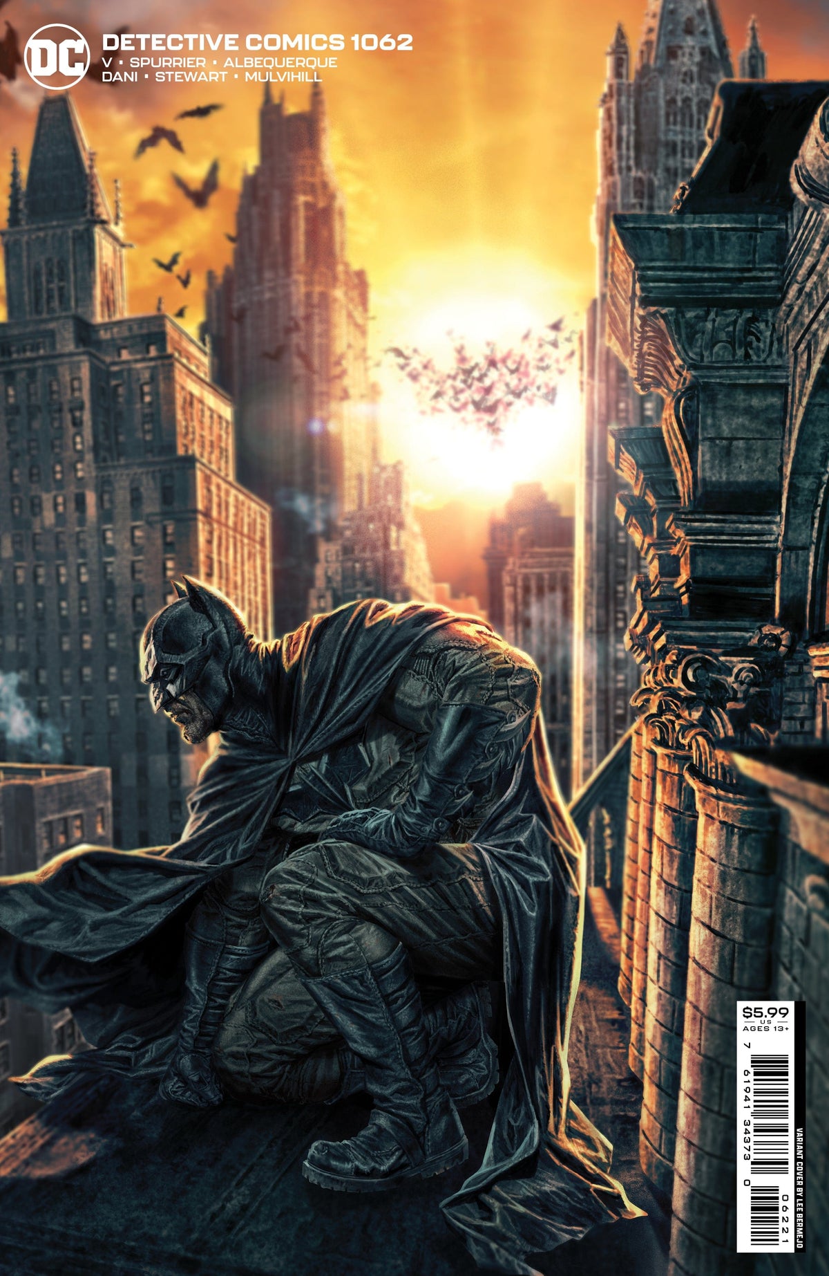 DC Comics Comic Books DETECTIVE COMICS #1062 CVR B LEE BERMEJO CARD STOCK VAR 76194134373006221 0522DC013