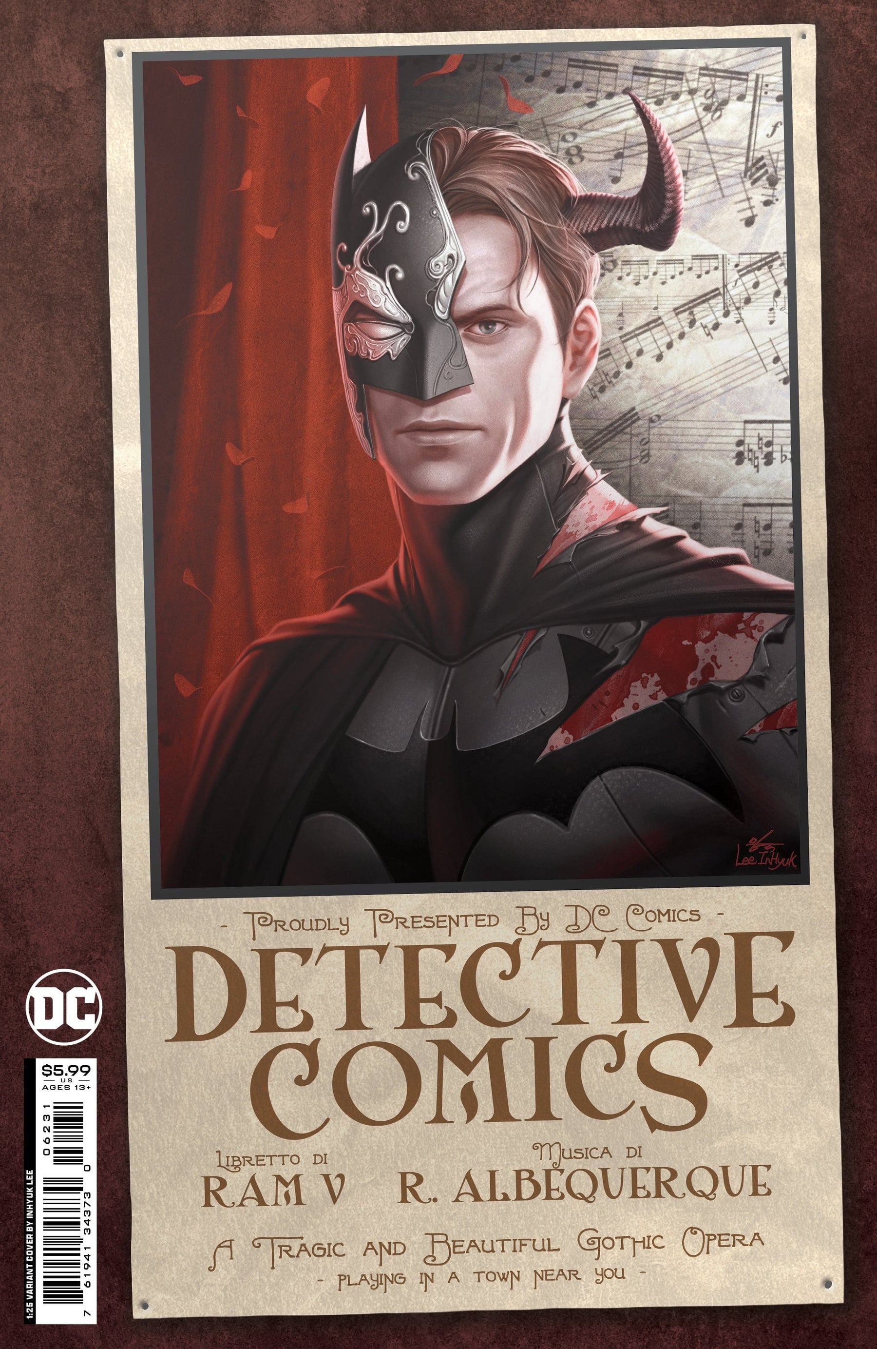 DETECTIVE COMICS #1062 CVR D INC 1:25 INHYUK LEE CARD STOCK VAR