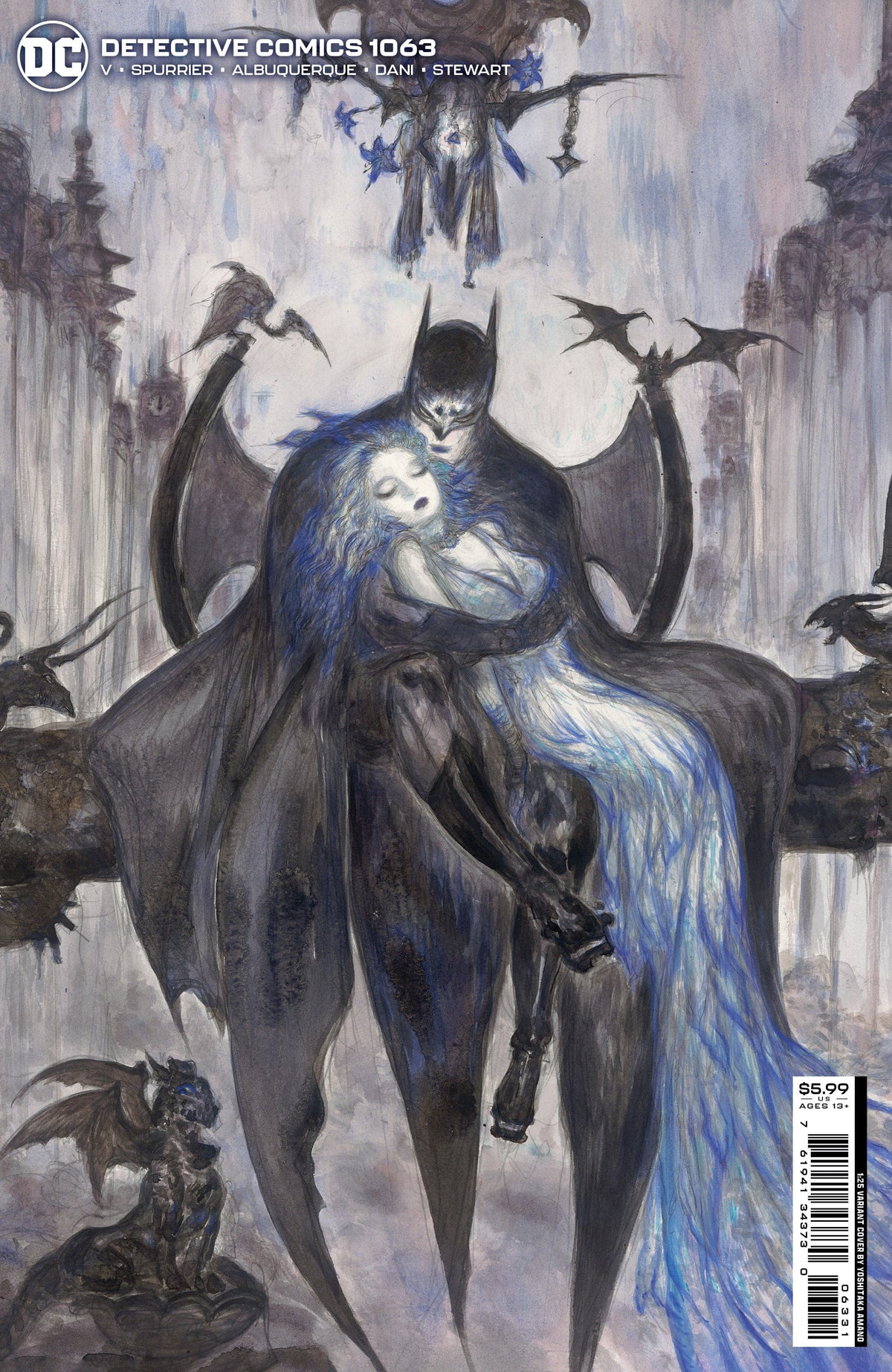 DC Comics Comic Books > Incentives DETECTIVE COMICS #1063 CVR C INC 1:25 YOSHITAKA AMANO CARD STOCK VAR 76194134373006331 0622DC018