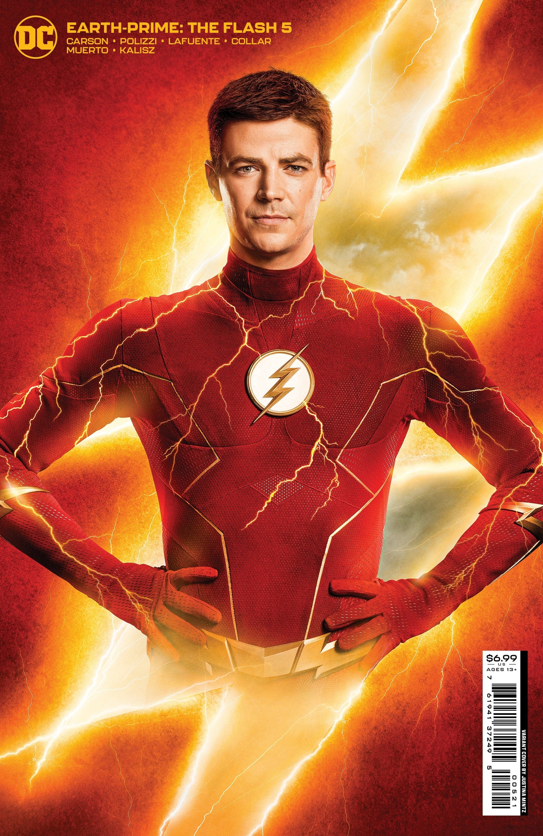 EARTH-PRIME #5 (OF 6) THE FLASH CVR B PHOTO CARD STOCK VAR