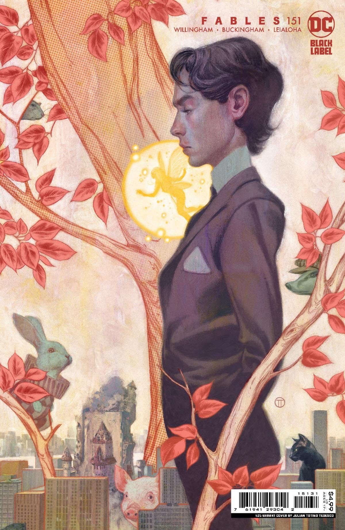 FABLES #151 CVR C INC 1:25 ADAM HUGHES CARD STOCK VAR (MR)