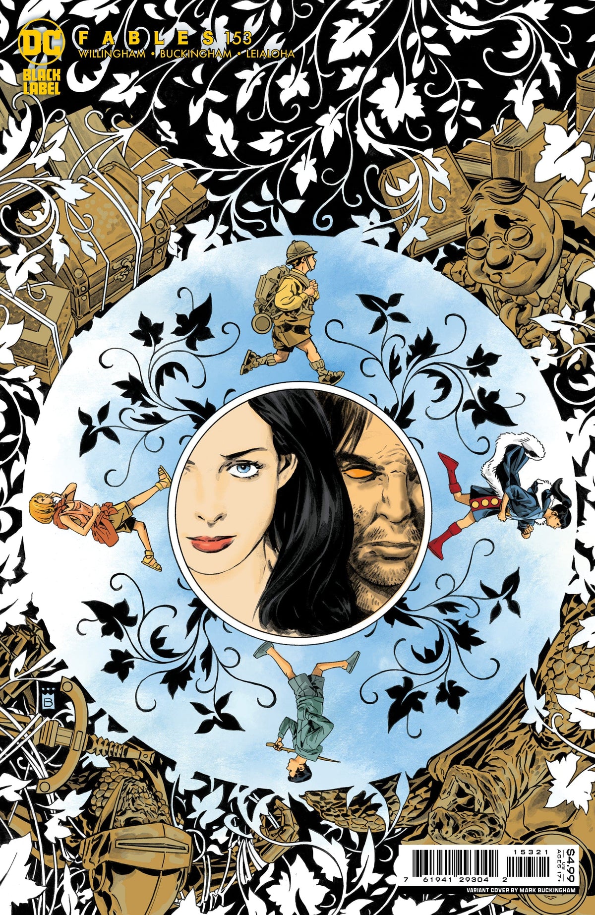 DC Comics Comic Books FABLES #153 (OF 162) CVR B MARK BUCKINGHAM CARD STOCK VAR (MR) 76194129304215321 0522DC116