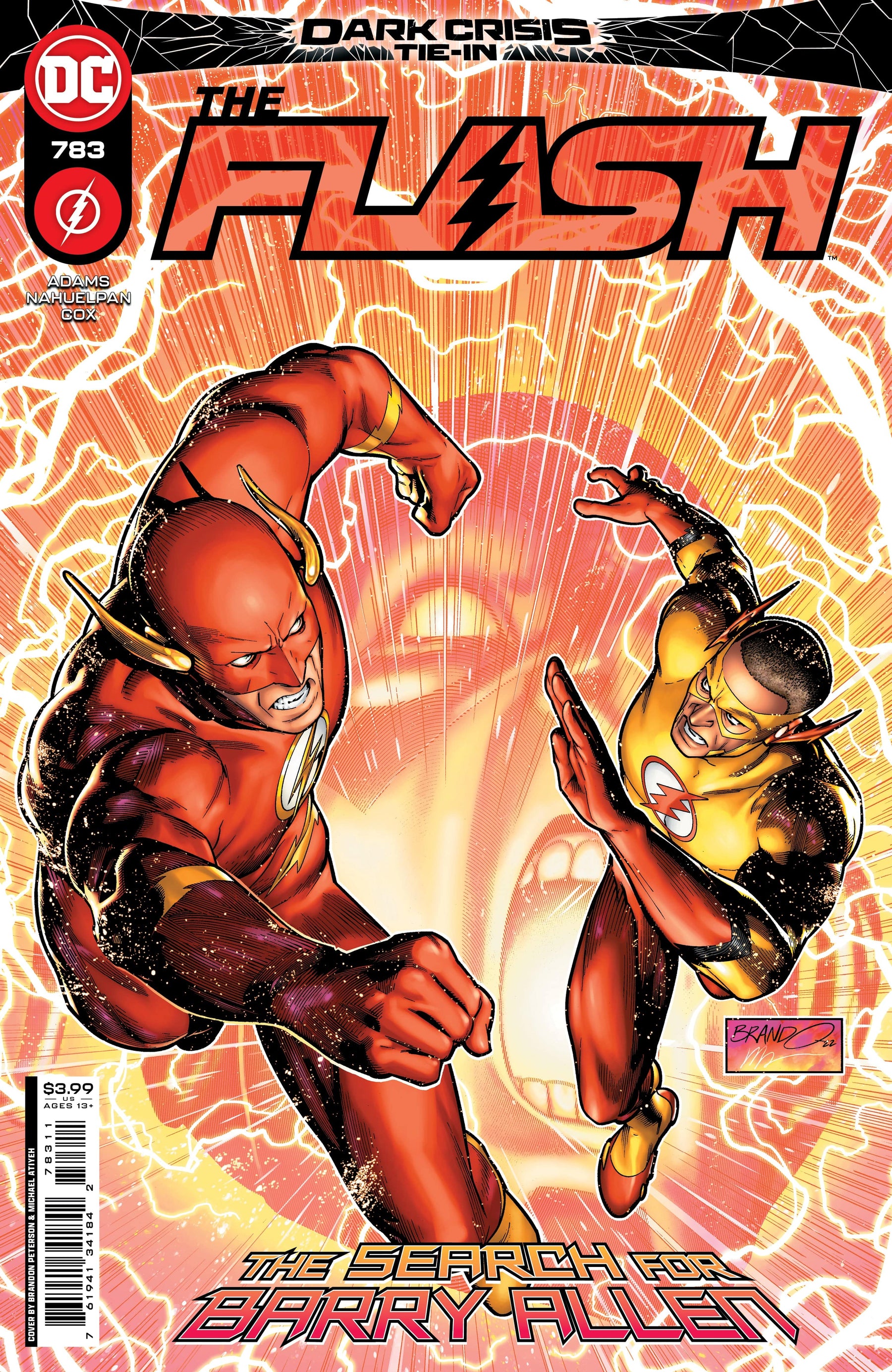 FLASH #783 CVR A BRANDON PETERSON & MICHAEL ATIYEH (DARK CRISIS)