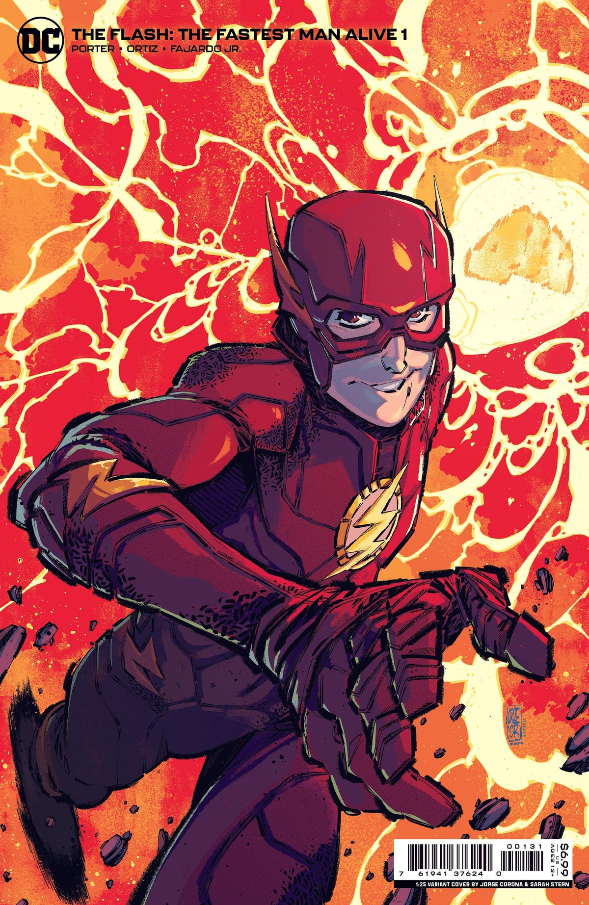 DC Comics Comic Books > Incentives FLASH THE FASTEST MAN ALIVE #1 (OF 3) CVR C INC 1:25 JORGE CORONA CARD STOCK VAR 76194137624000131 0722DC070
