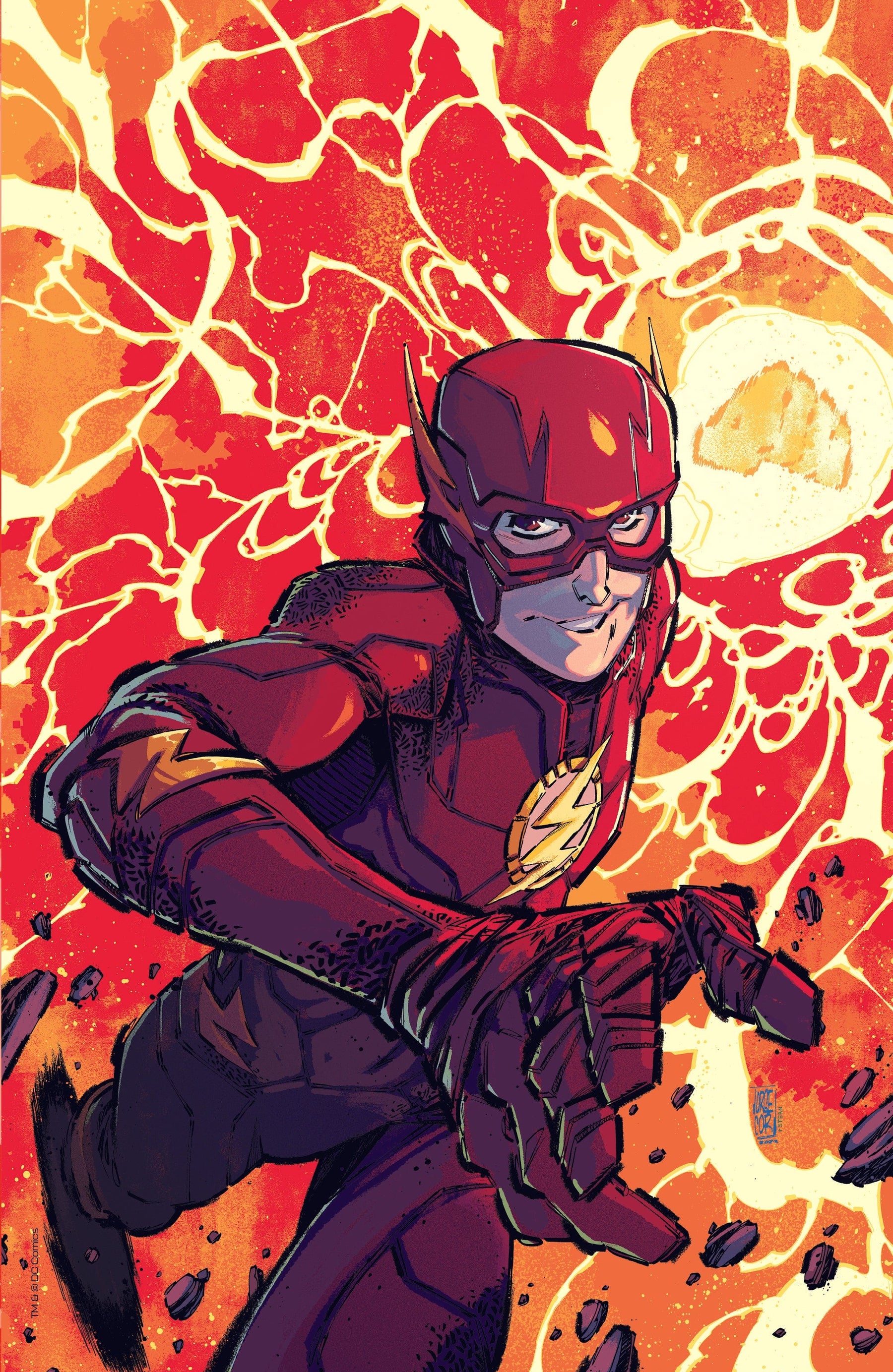 FLASH THE FASTEST MAN ALIVE #1 (OF 3) CVR D INC 1:50 JORGE CORONA FOIL CARD STOCK VAR