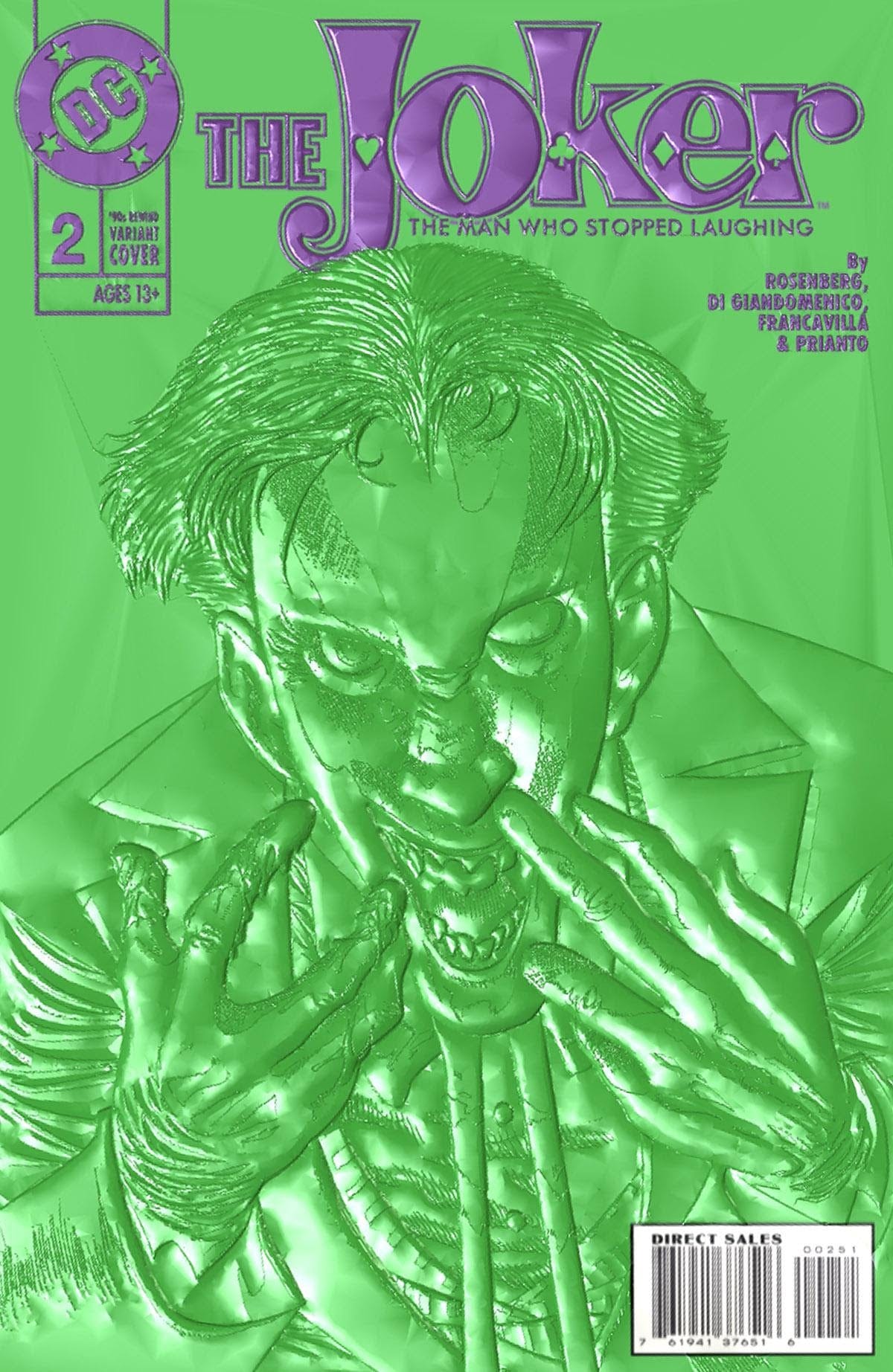DC Comics Comic Books FOIL MULTI-LEVEL EMBOSSED CARD STOCK BUNDLE 93571068 TE0922064