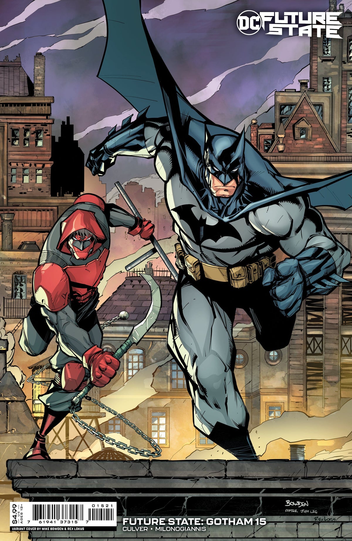 DC Comics Comic Books FUTURE STATE GOTHAM #15 CVR B MIKE BOWDEN CARD STOCK VAR 76194137315701521 0522DC118