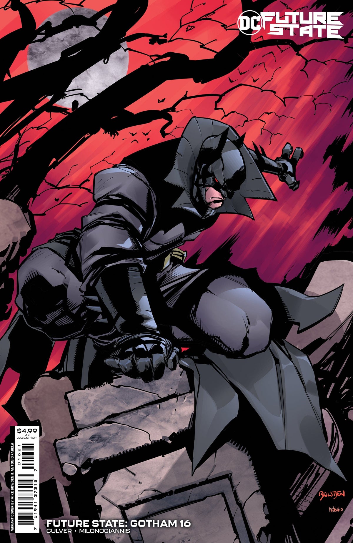 DC Comics Comic Books FUTURE STATE GOTHAM #16 CVR B MIKE BOWDEN CARD STOCK VAR 76194137315701621 0622DC160