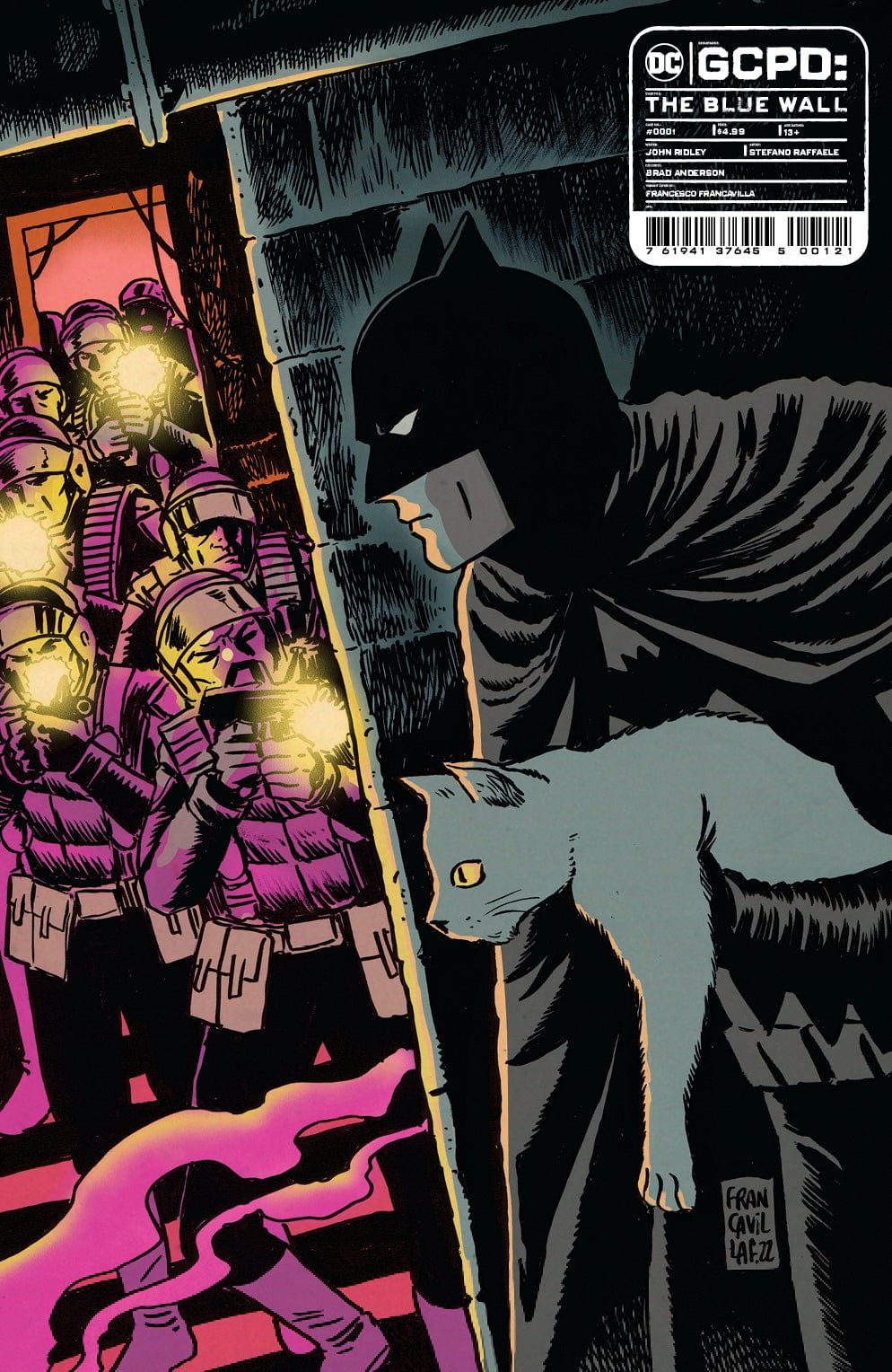 DC Comics Comic Books GCPD THE BLUE WALL #1 (OF 6) CVR B FRANCESCO FRANCAVILLA CARD STOCK VAR 76194137645500121 0822DC050