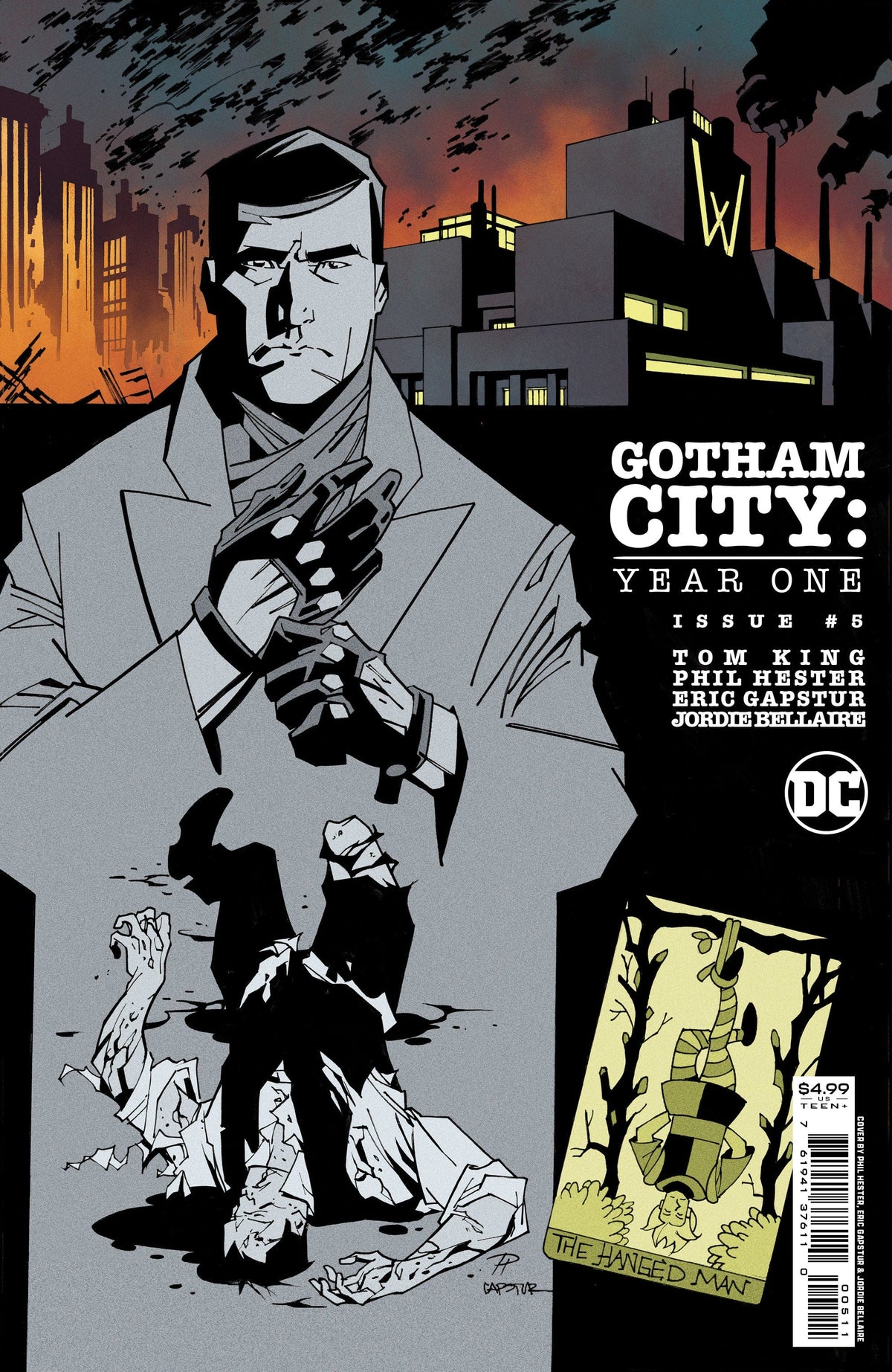 DC Comics Comic Books GOTHAM CITY YEAR ONE #5 (OF 6) CVR A PHIL HESTER & ERIC GAPSTUR 76194137611000511 1222DC182