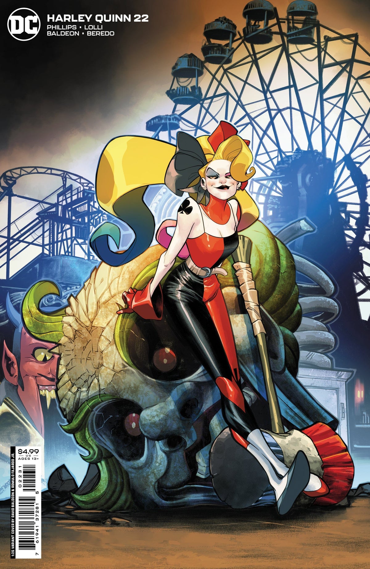 DC Comics Comic Books > Incentives HARLEY QUINN #22 CVR E INCV 1:25 DAVID BALDEON CARD STOCK VAR 76194137281502231 0722DC108