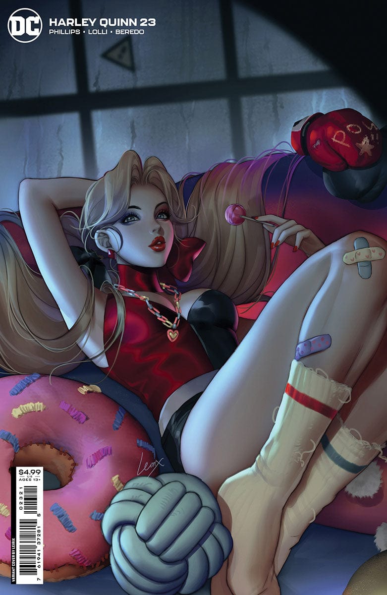 DC Comics Comic Books HARLEY QUINN #23 CVR B LESLEY LEIRIX LI CARD STOCK VAR 76194137281502321 0822DC166