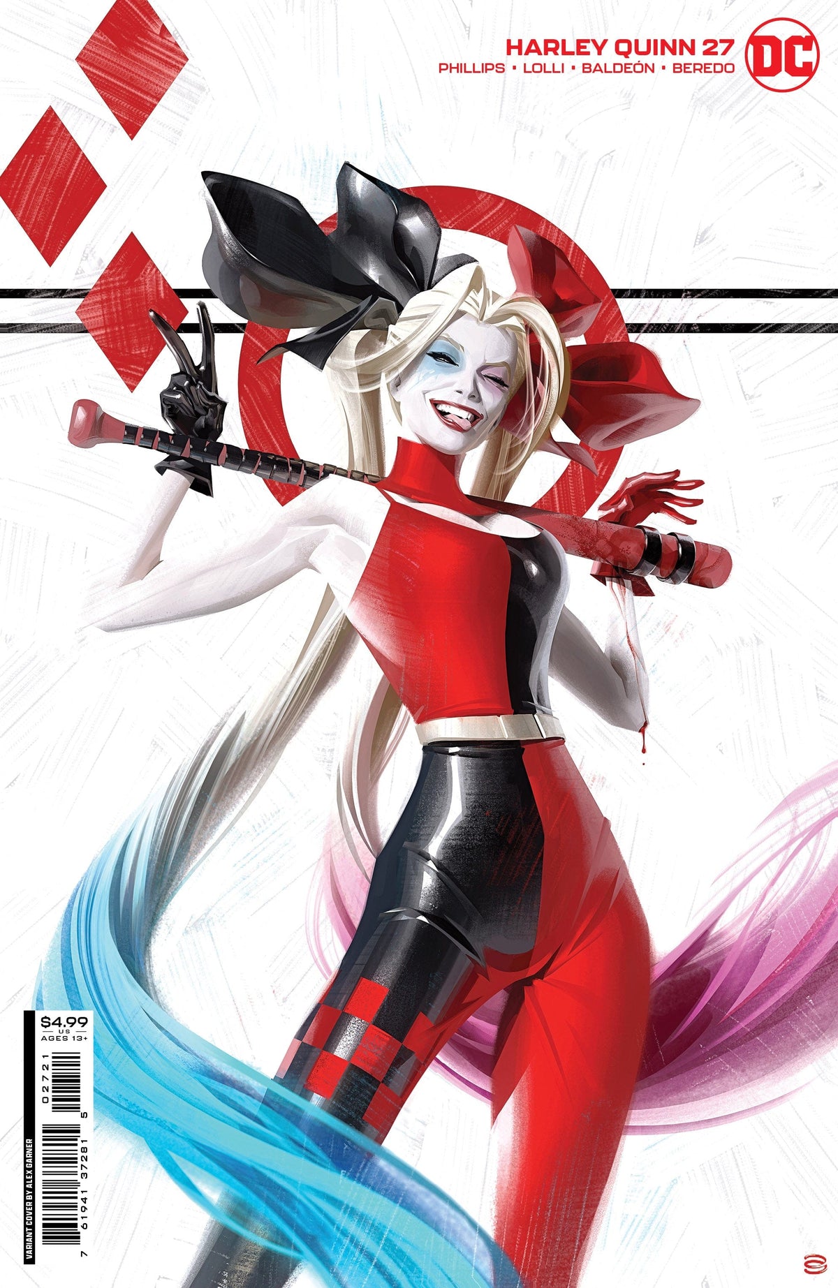 DC Comics Comic Books HARLEY QUINN #27 CVR B ALEX GARNER CARD STOCK VAR 76194137281502721 1222DC186