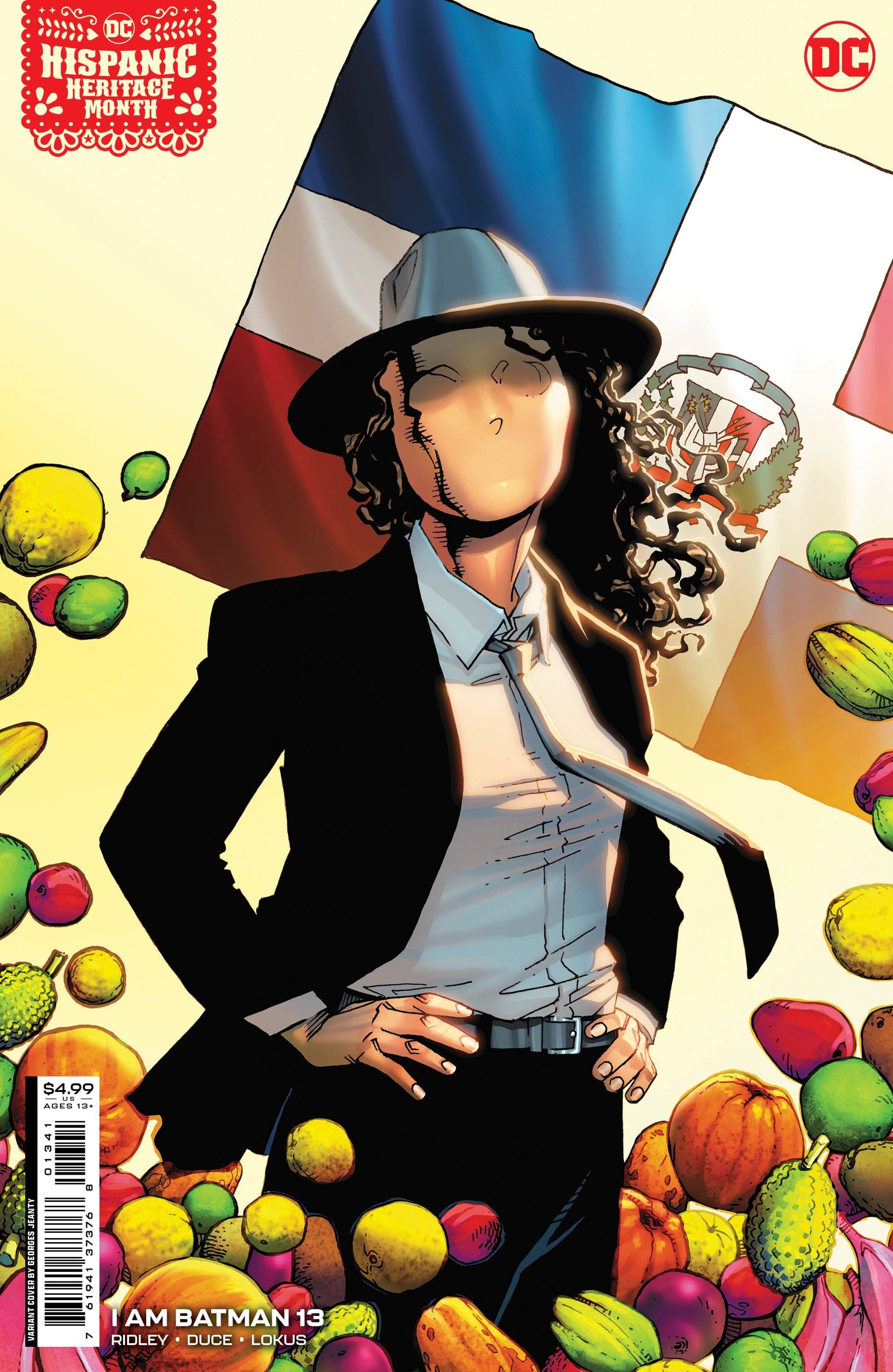 I AM BATMAN #13 CVR C GEORGES JEANTY HISPANIC HERITAGE MONTH CARD STOCK VAR