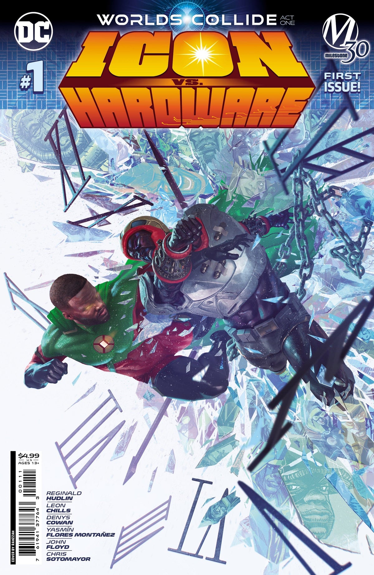 DC Comics Comic Books ICON VS HARDWARE #1 (OF 5) CVR A RAHZZAH 76194137764300111 1222DC107