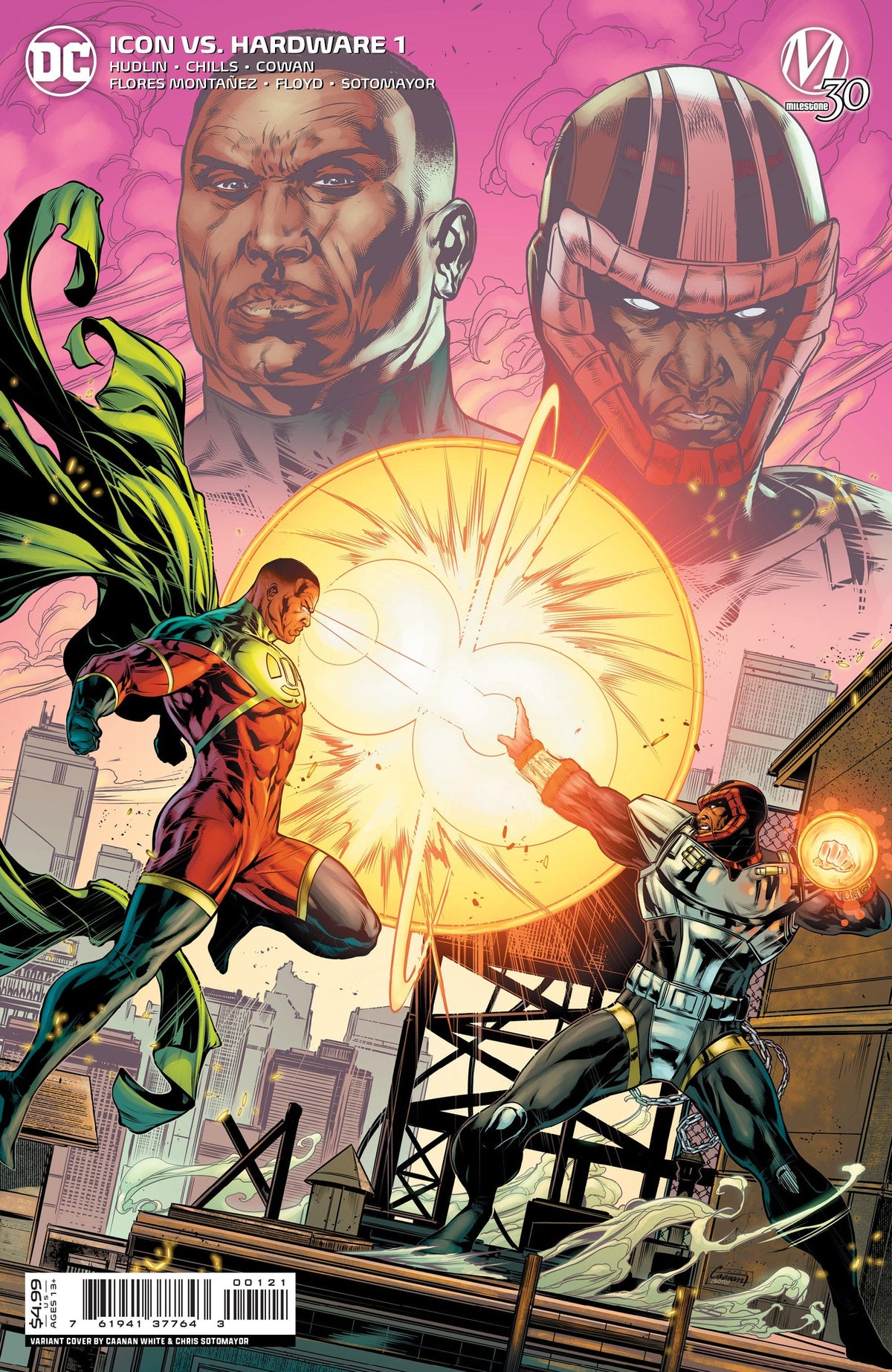 DC Comics Comic Books ICON VS HARDWARE #1 (OF 5) CVR B CAANAN WHITE & CHRIS SOTOMAYOR VAR 76194137764300121 1222DC108