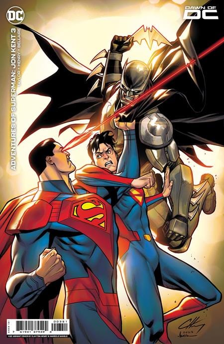 DC Comics Comic Books > Incentives ADVENTURES OF SUPERMAN JON KENT #3 (OF 6) CVR E INC 1:50 CLAYTON HENRY FOIL VAR 76194137949400351 0323DC089