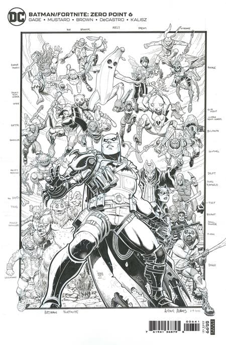 DC Comics Comic Books > Incentives BATMAN FORTNITE ZERO POINT #6 (OF 6) PREMIUM VAR G INC 1:150 DONALD MUSTARD COMPILATION CARD STOCK CVR 76194136879500641 0221DC822