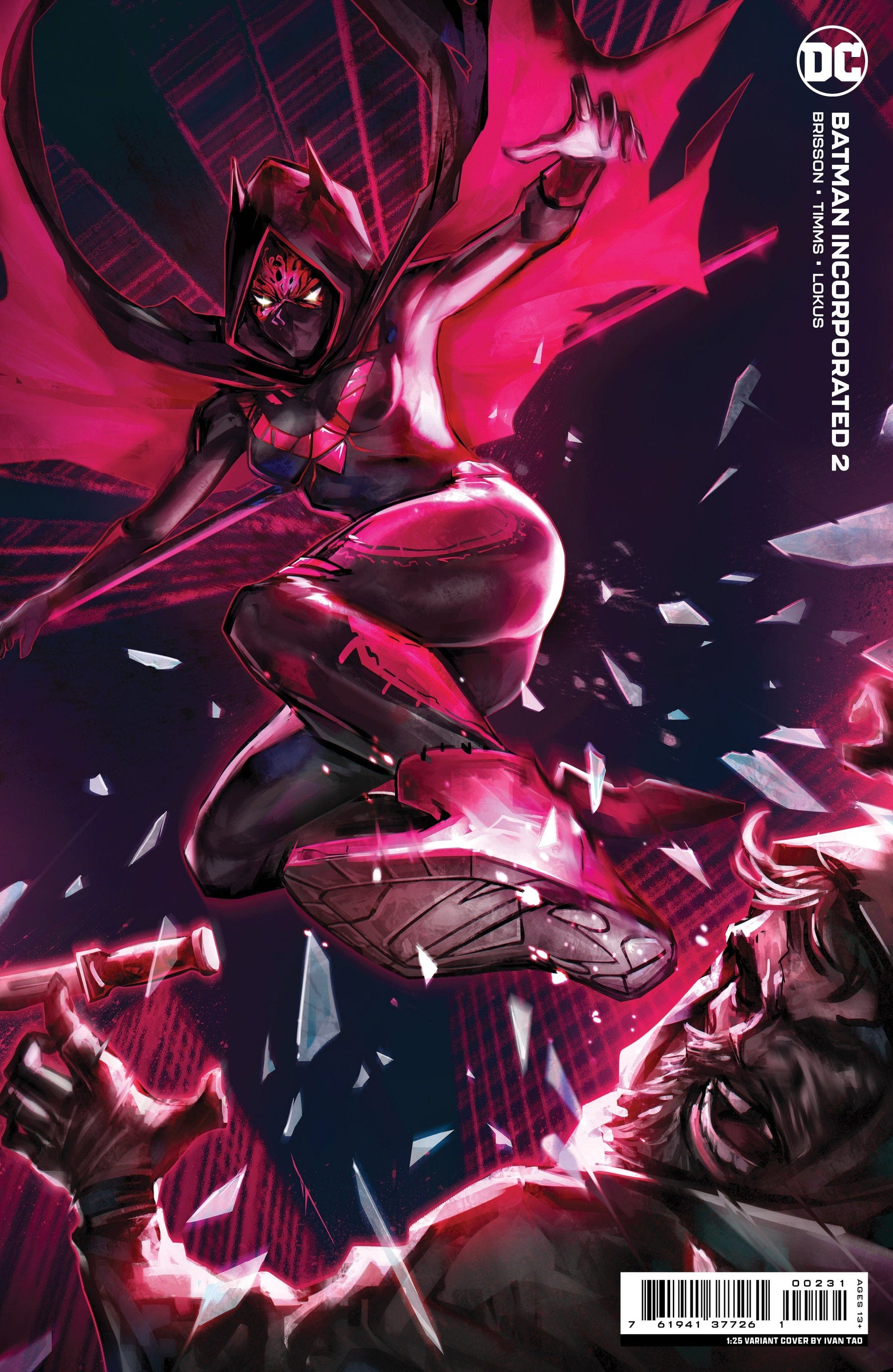 BATMAN INCORPORATED #2 CVR D INC 1:25 IVAN TAO CARD STOCK VAR