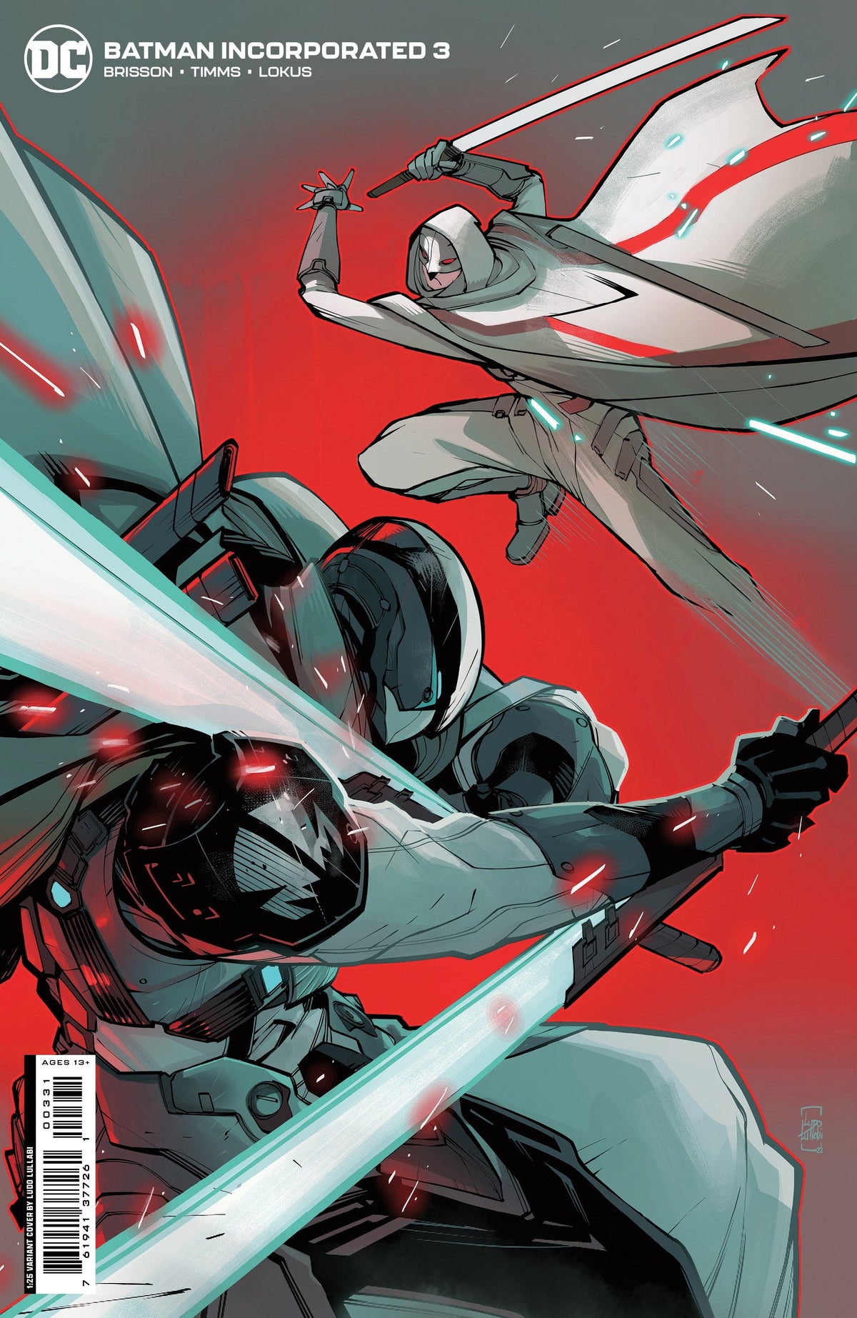 DC Comics Comic Books > Incentives BATMAN INCORPORATED  #3 CVR C INC 1:25 LUDO LULLABI CARD STOCK VAR 76194137726100331 1022DC189