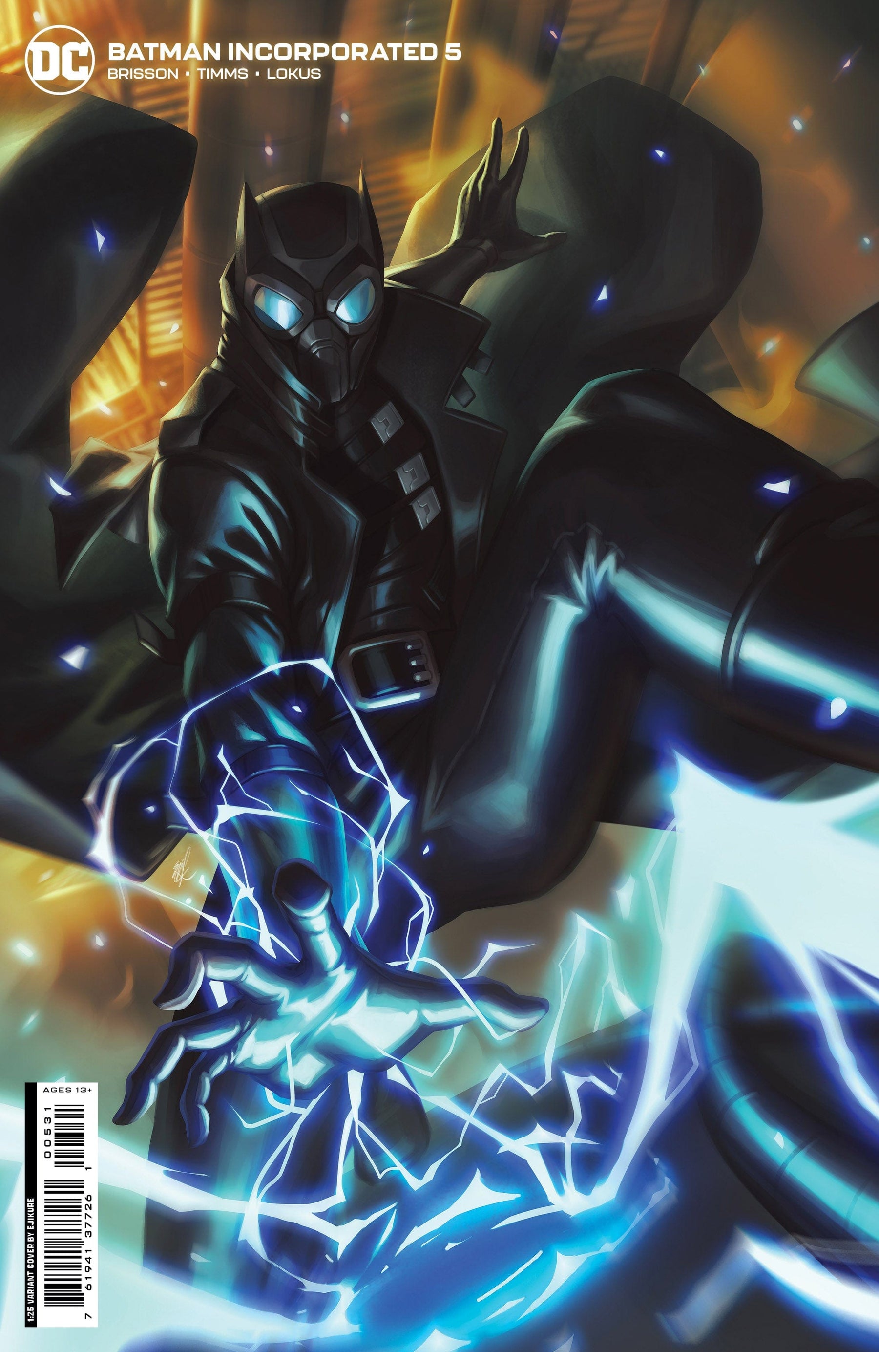 BATMAN INCORPORATED  #5 CVR C INC 1:25 EJIKURE CARD STOCK VAR