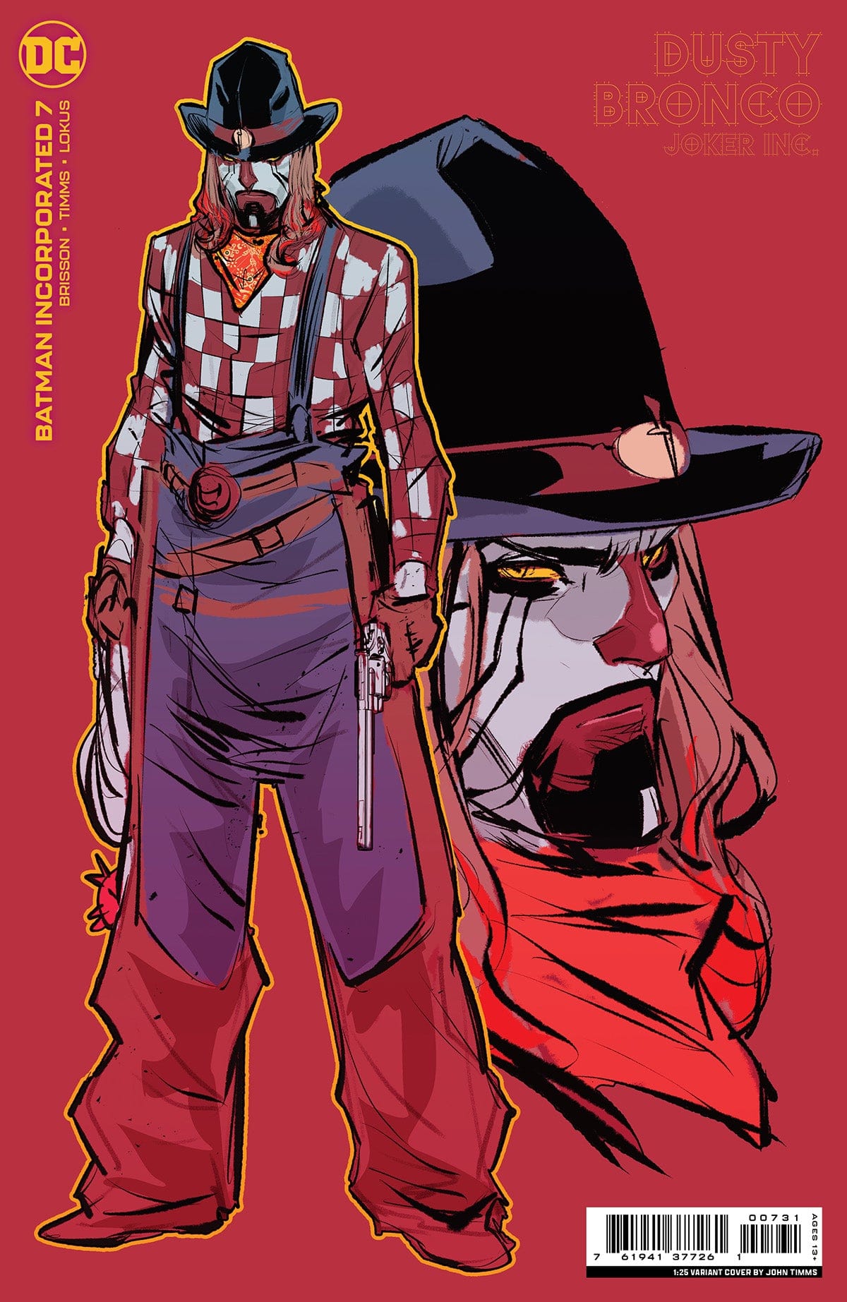 DC Comics Comic Books > Incentives BATMAN INCORPORATED #7 CVR C INC 1:25 JOHN TIMMS CARD STOCK VAR 76194137726100731 0223DC114