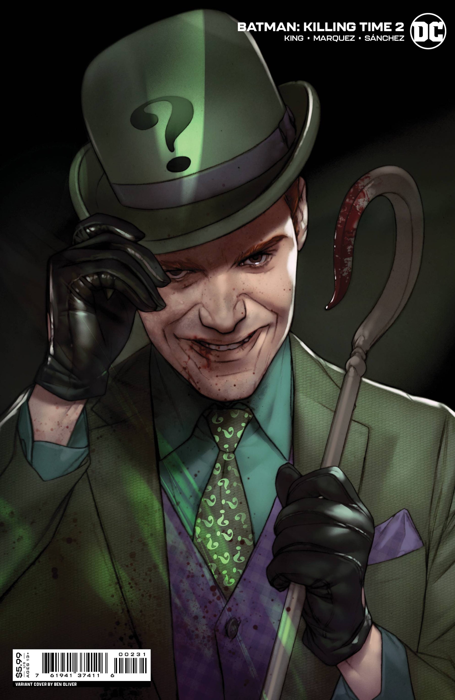 BATMAN KILLING TIME #2 (OF 6) CVR C INC 1:25 BEN OLIVER CARD STOCK VAR