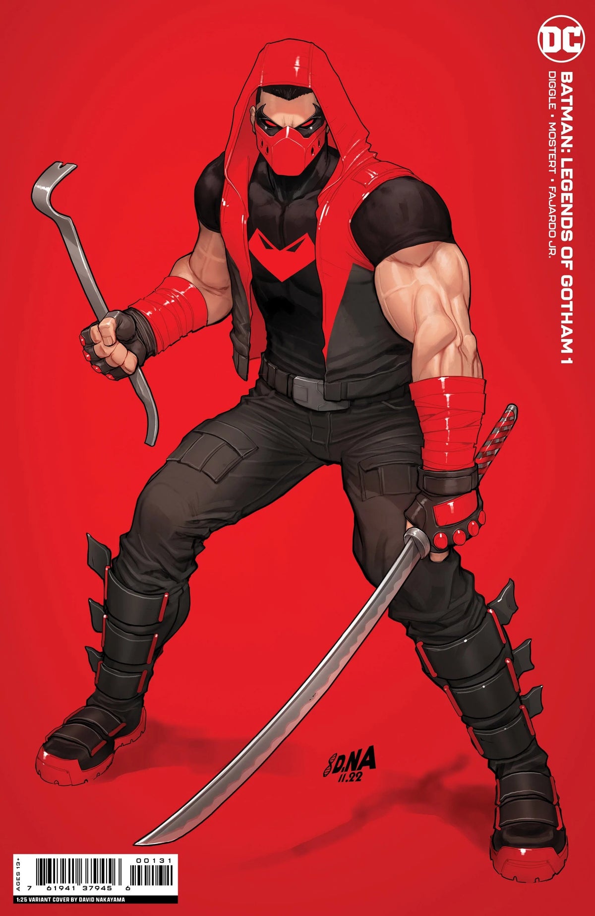 DC Comics Comic Books > Incentives BATMAN LEGENDS OF GOTHAM #1 (ONE SHOT) CVR C INC 1:25 DAVID NAKAYAMA CARD STOCK VAR 76194137945600131 1122DC076