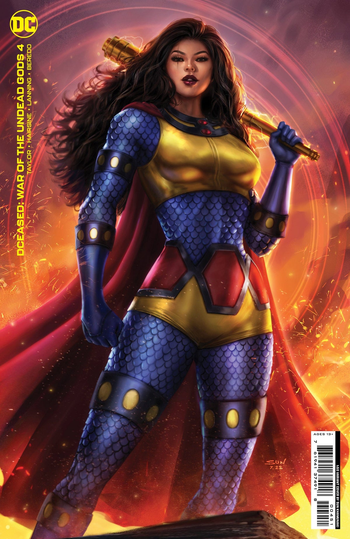 DC Comics Comic Books > Incentives DCEASED WAR OF THE UNDEAD GODS #4 (OF 8) CVR E INC 1:50 SUN KHAMUNAKI CARD STOCK VAR 76194137491800451 0922DC103