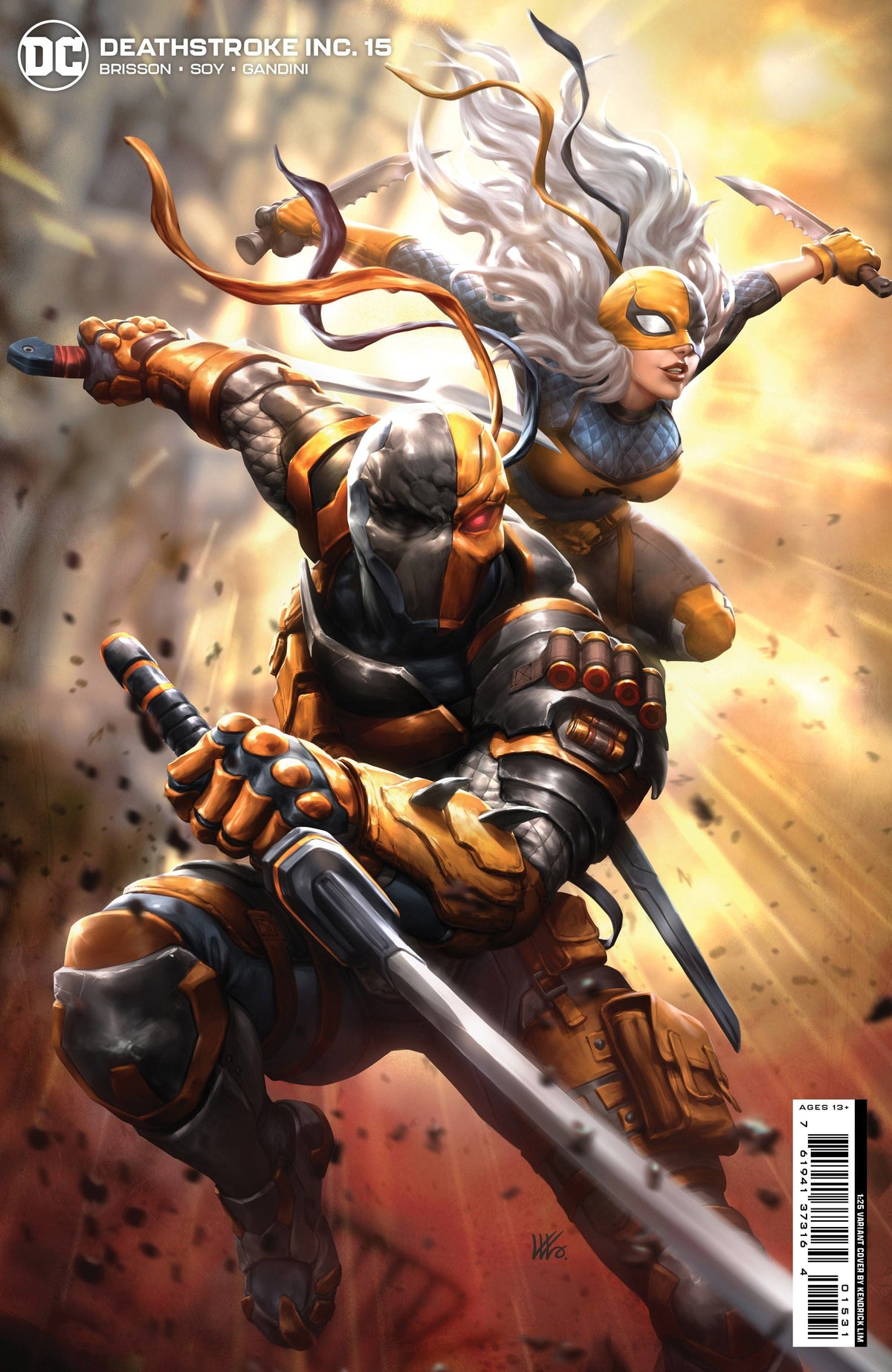 DEATHSTROKE INC #15 CVR C INC 1:25 KENDRICK KUNKKA LIM CARD STOCK VAR - Third Eye