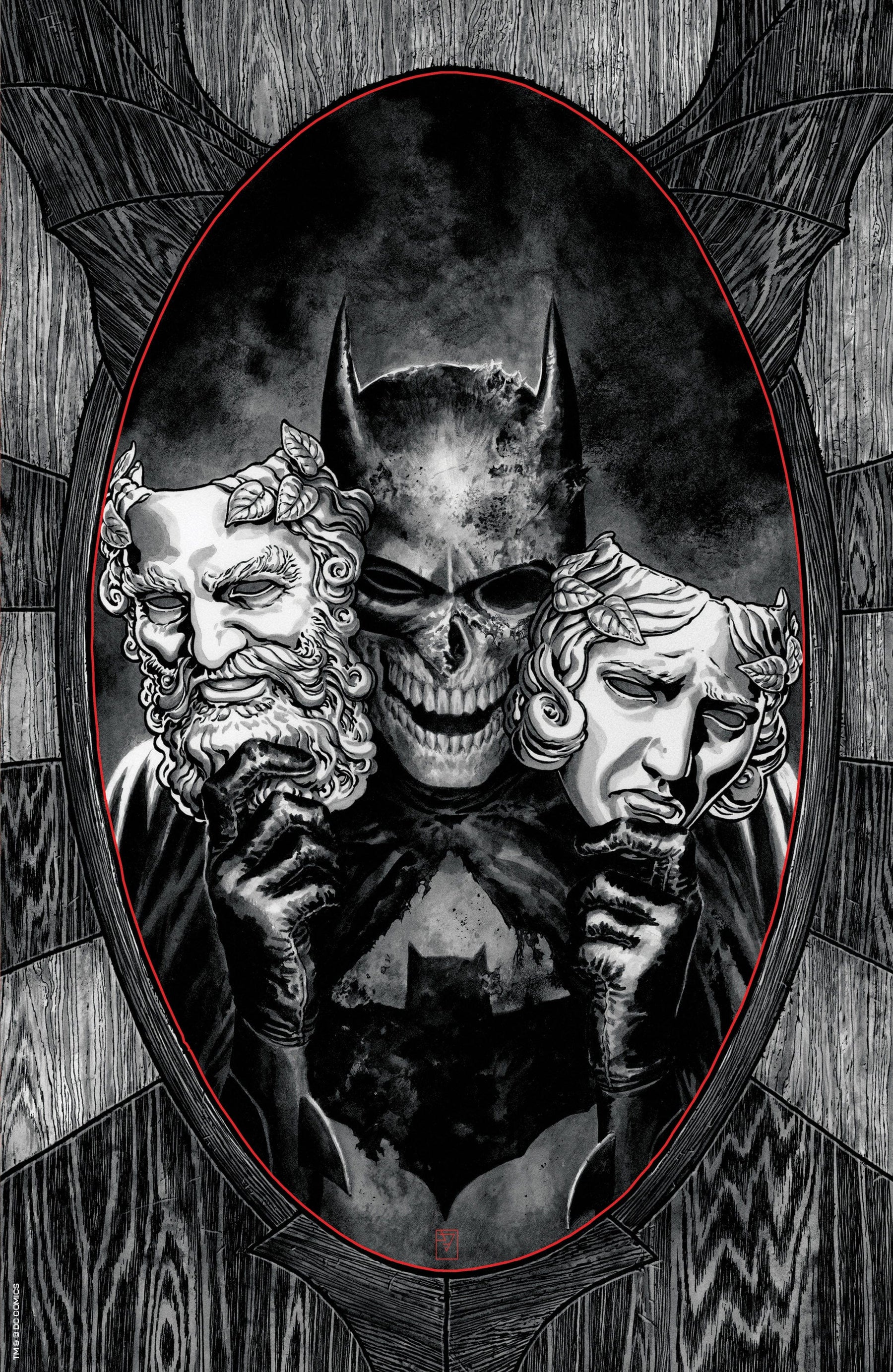 DETECTIVE COMICS #1066 CVR E INC 1:50 JH WILLIAMS III INK CARD STOCK VAR