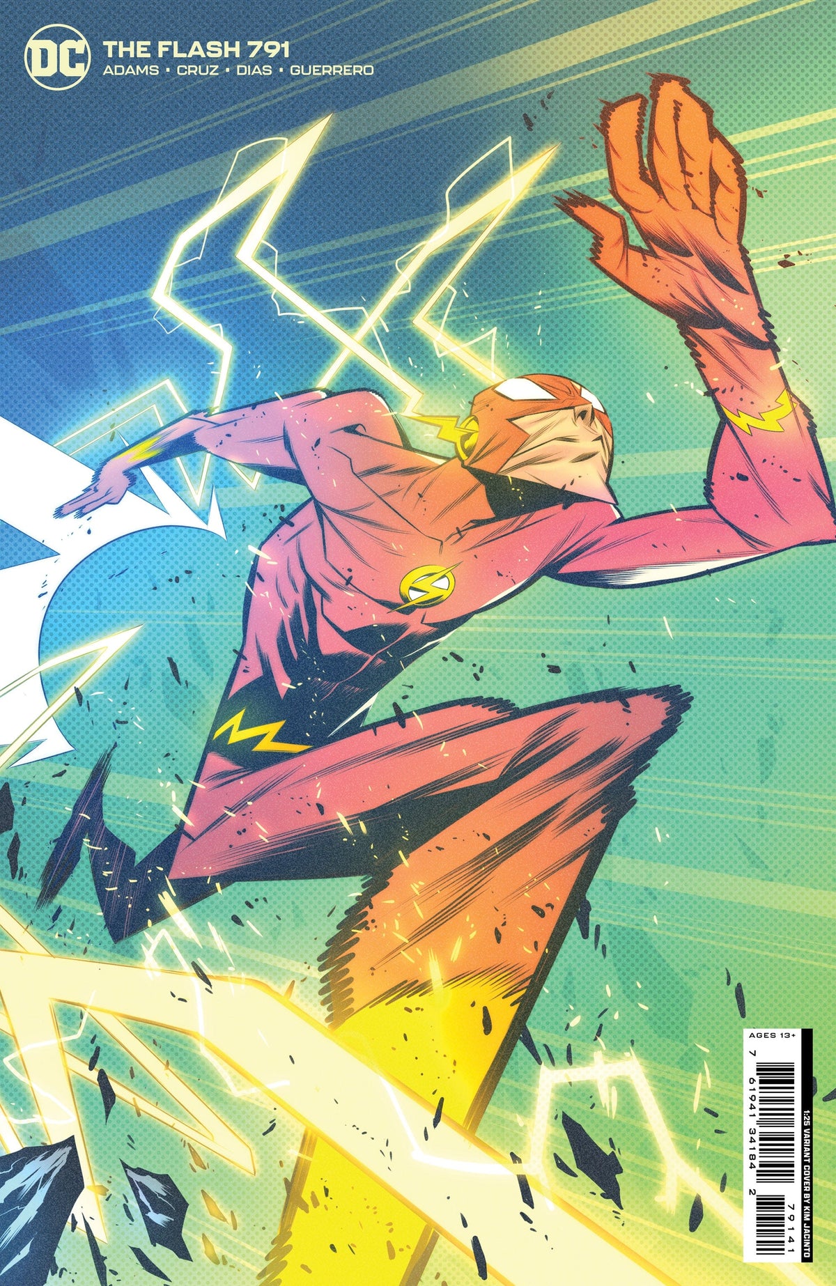 DC Comics Comic Books > Incentives FLASH #791 CVR D INC 1:25 KIM JACINTO CARD STOCK VAR (ONE-MINUTE WAR) 76194134184279141 1122DC112