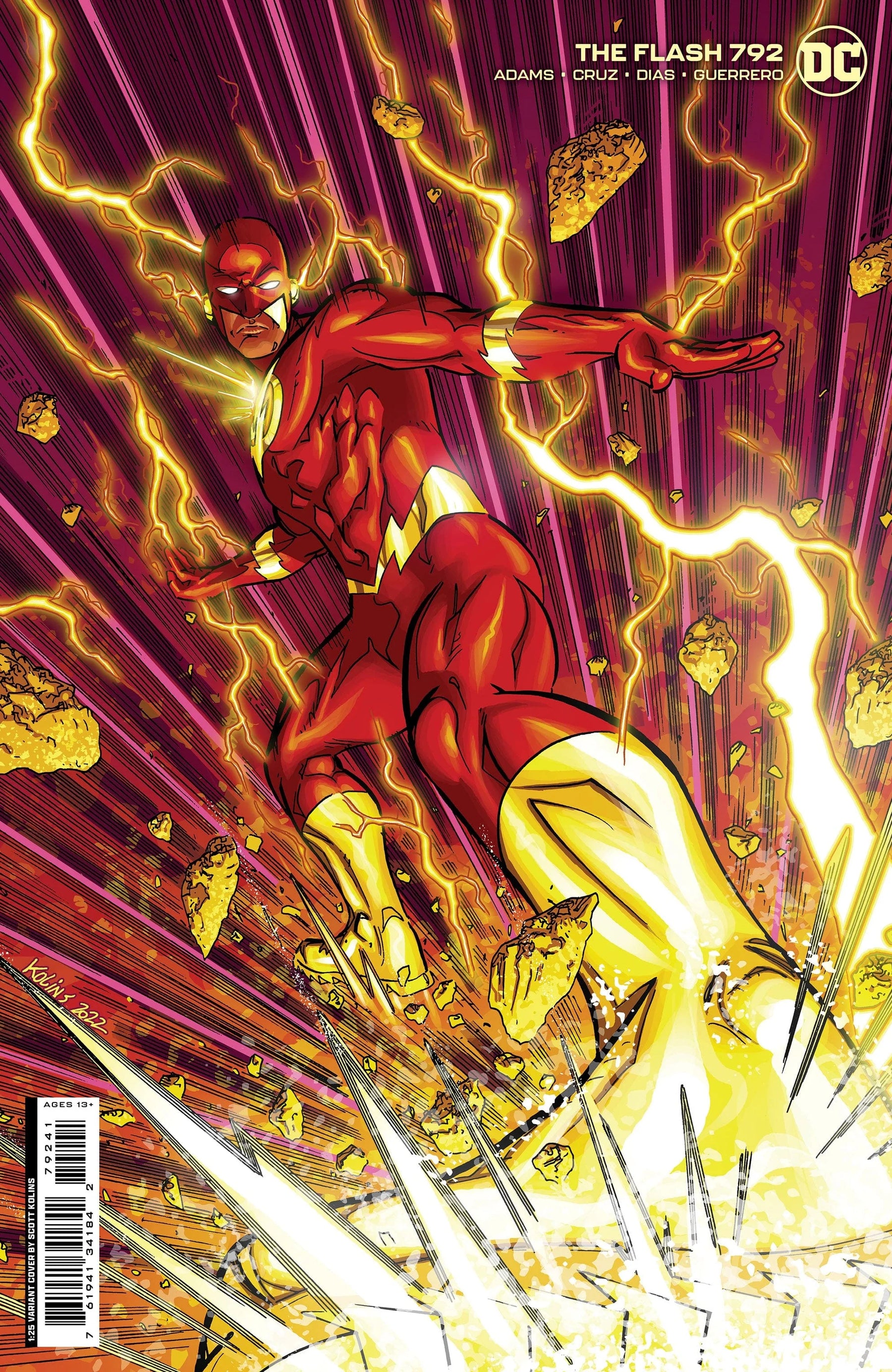 FLASH #792 CVR E INC 1:25 SCOTT KOLINS CARD STOCK VAR (ONE-MINUTE WAR)