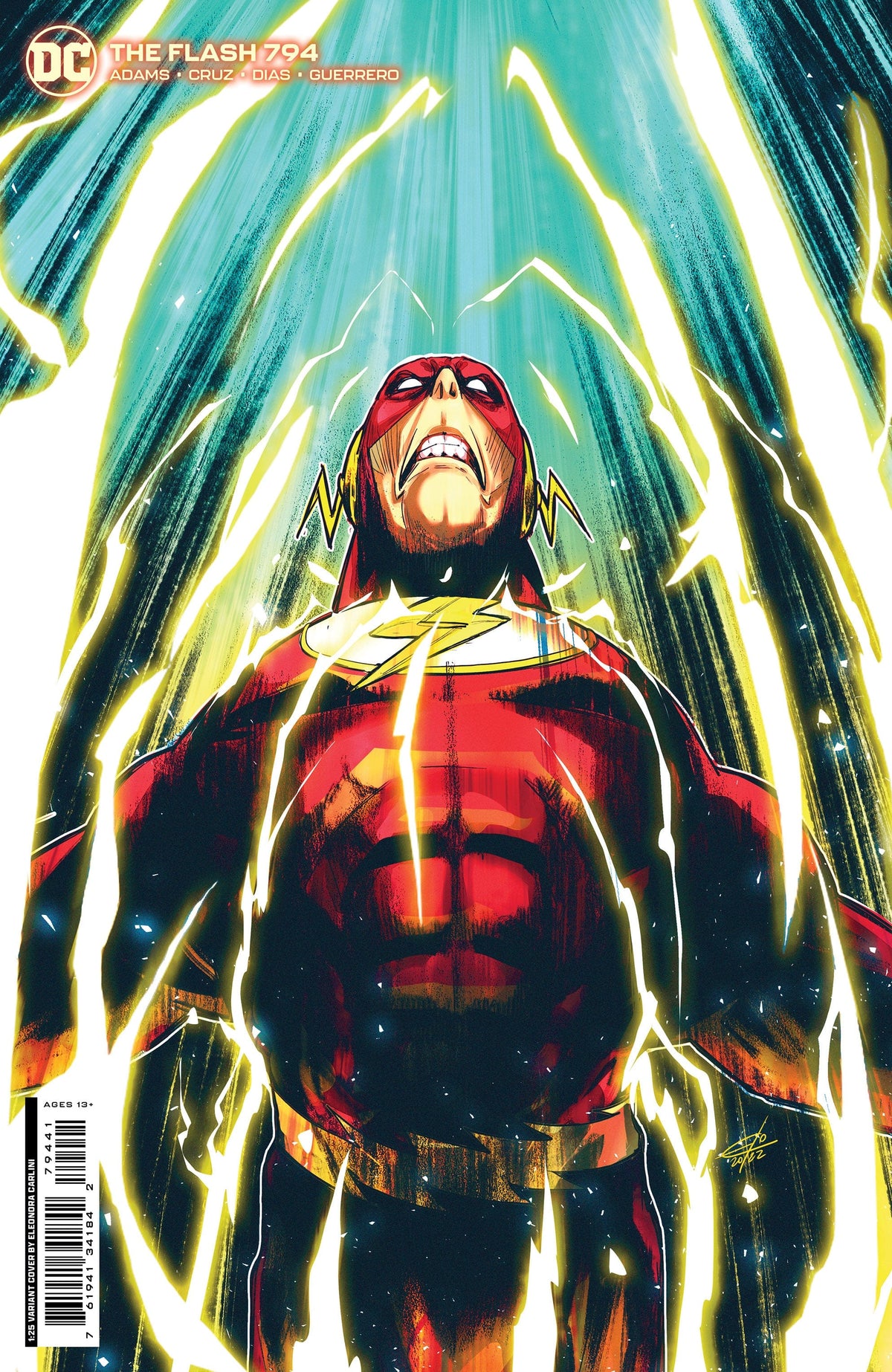 DC Comics Comic Books > Incentives FLASH #794 CVR E INC 1:25 ELEONORA CARLINI CARD STOCK VAR (ONE-MINUTE WAR) 76194134184279441 0123DC086
