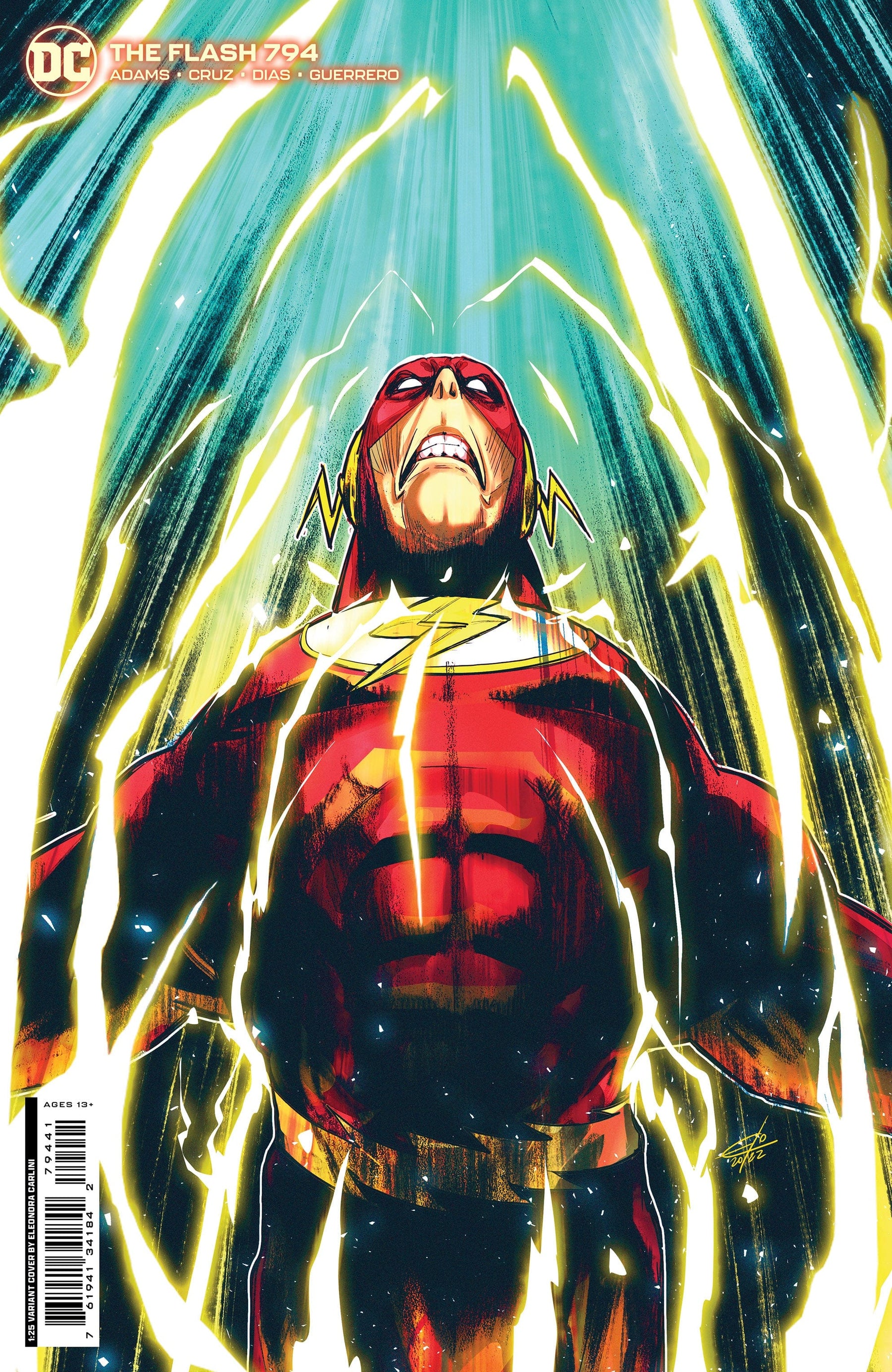 FLASH #794 CVR E INC 1:25 ELEONORA CARLINI CARD STOCK VAR (ONE-MINUTE WAR)