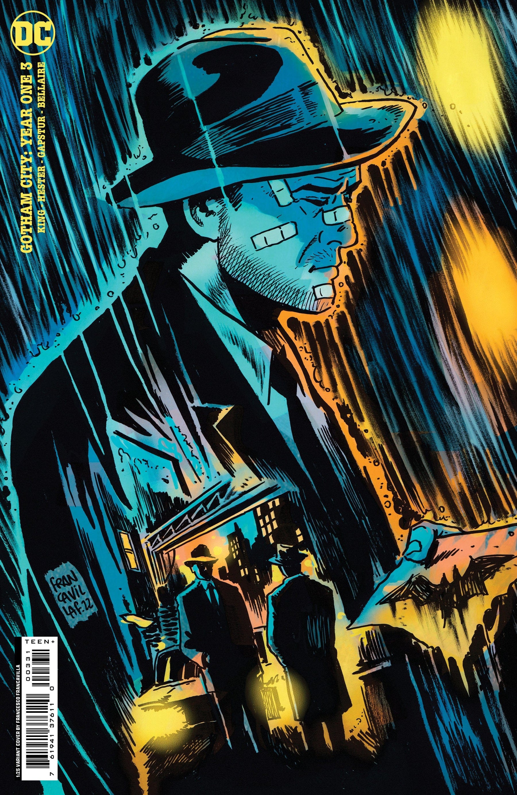 GOTHAM CITY YEAR ONE #3 (OF 6) CVR C INC 1:25 FRANCESCO FRANCAVILLA VAR
