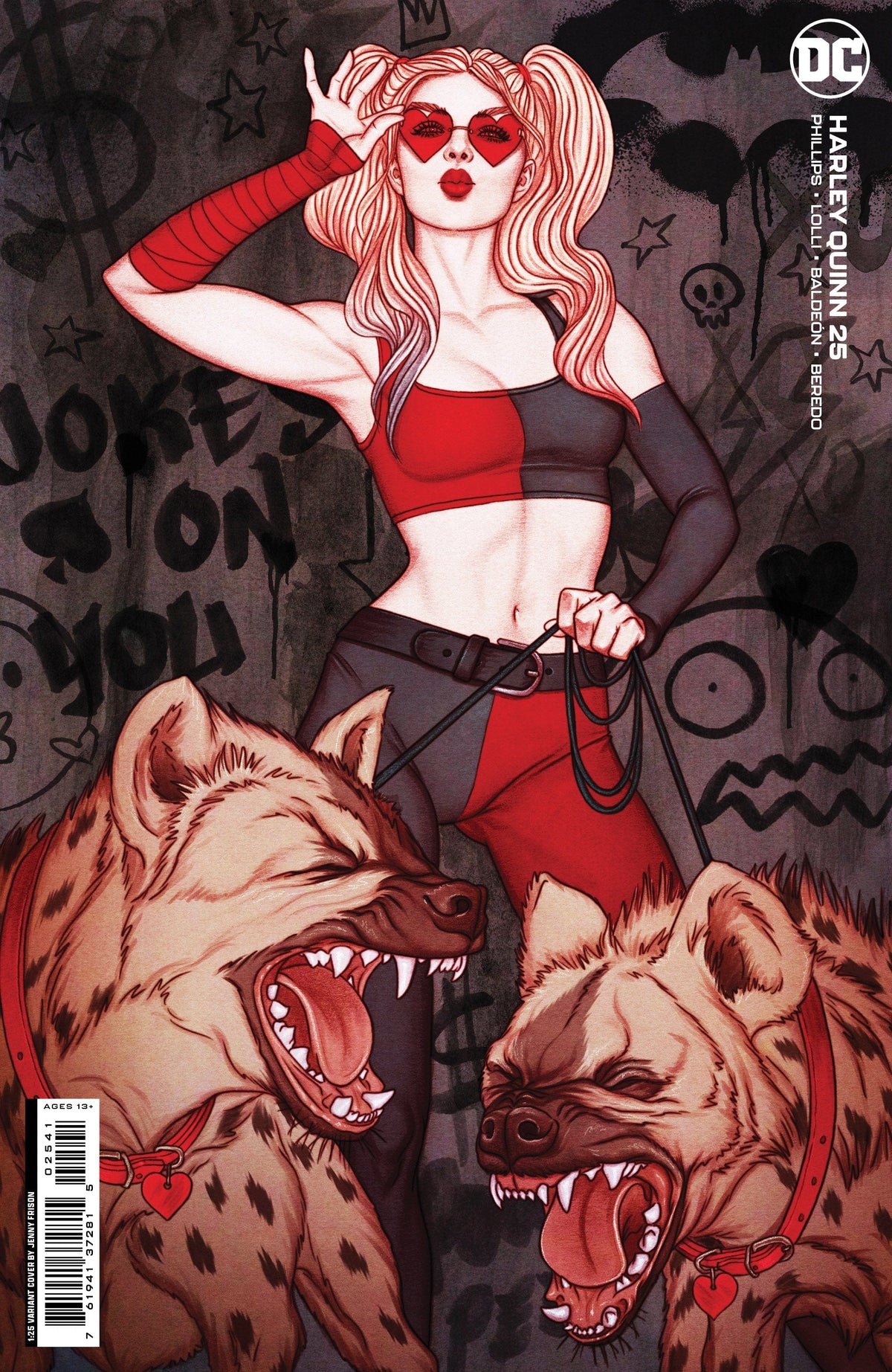 DC Comics Comic Books > Incentives HARLEY QUINN #25 CVR D INC 1:25 JENNY FRISON CARD STOCK VAR 76194137281502541 1022DC178