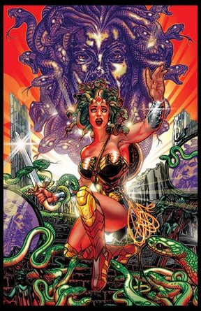 KNIGHT TERRORS WONDER WOMAN #1 (OF 2) CVR E INC 1:25 TONY HARRIS CARD STOCK VAR