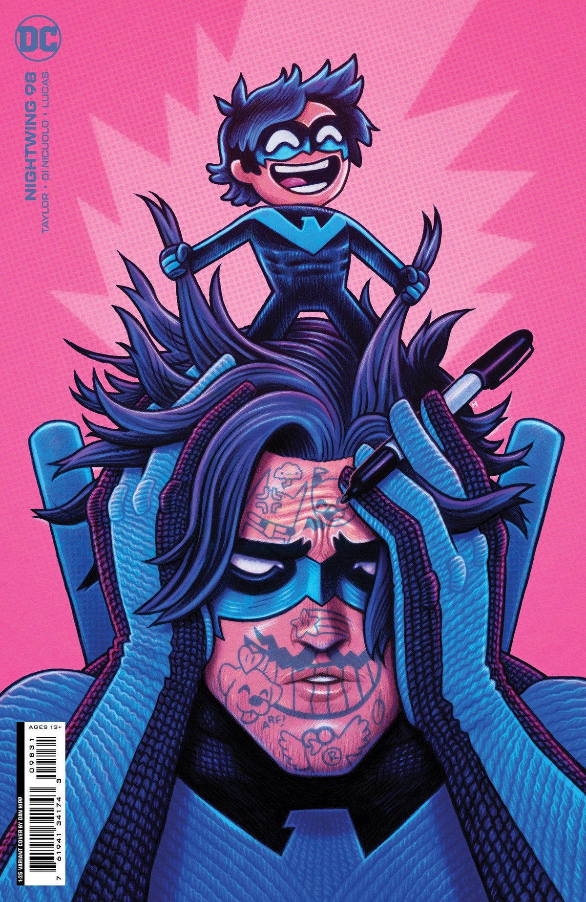 DC Comics Comic Books > Incentives NIGHTWING #98 CVR D INC 1:25 DAN HIPP CARD STOCK VAR 76194134174309831 0922DC243