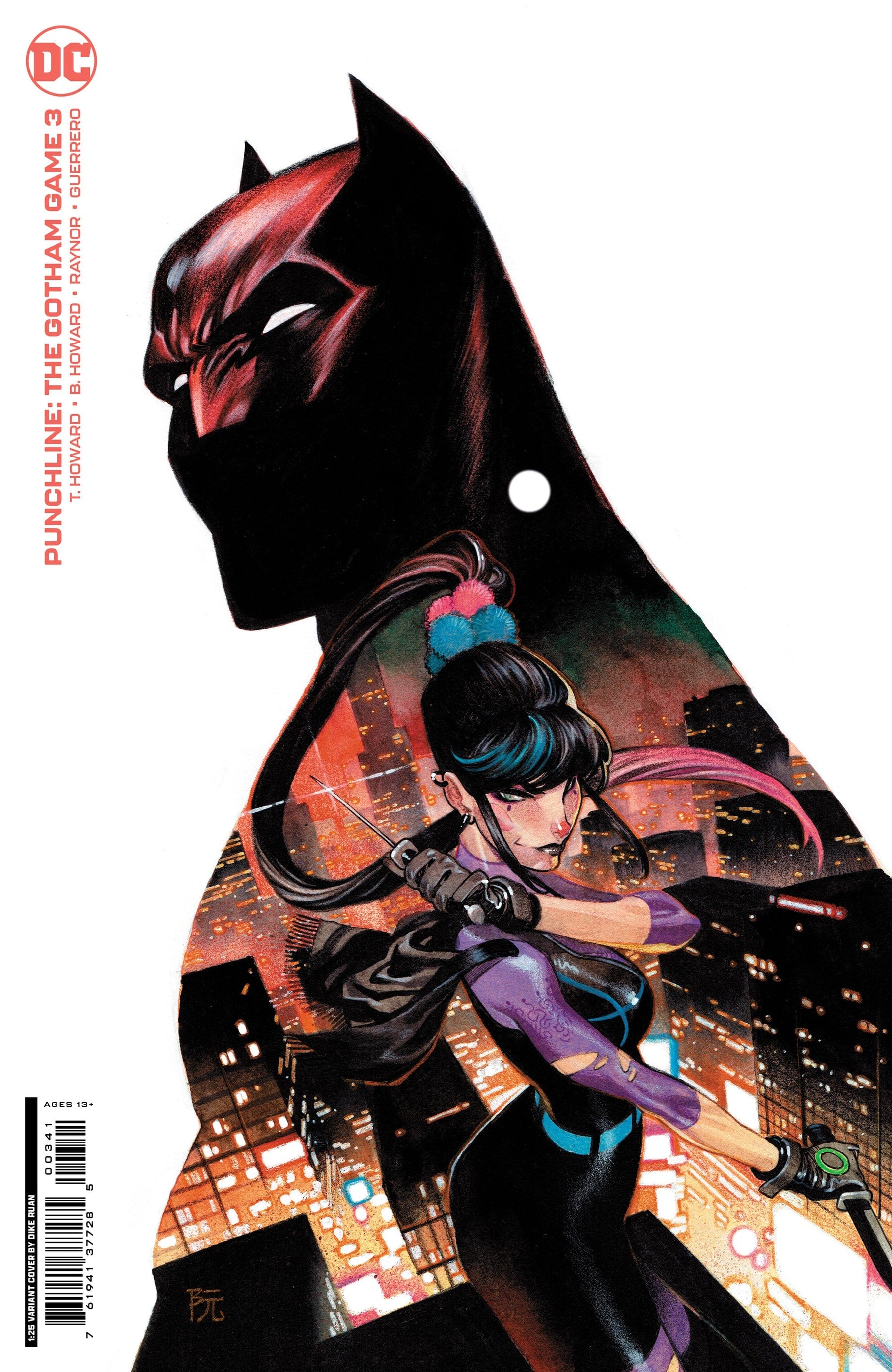 PUNCHLINE THE GOTHAM GAME #3 (OF 6) CVR D INCV 1:25 DIKE RUAN CARD STOCK VAR