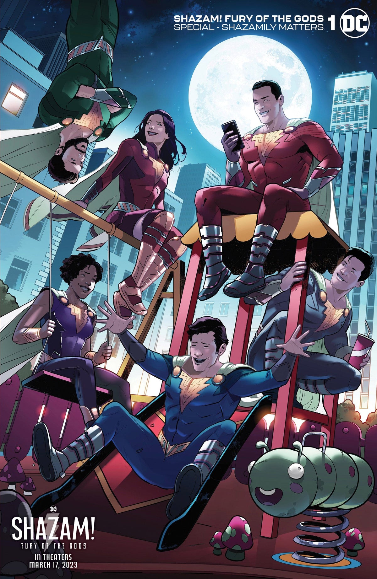 DC Comics Comic Books > Incentives SHAZAM FURY OF THE GODS SPECIAL SHAZAMILY MATTERS #1 (ONE SHOT) CVR E INC 1:25 STEPHEN BYRNE VAR 76194137780300151 1222DC114
