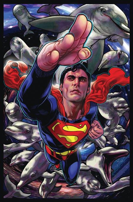 SUPERMAN LOST #3 (OF 10) CVR C INC 1:25 TONY HARRIS CARD STOCK VAR