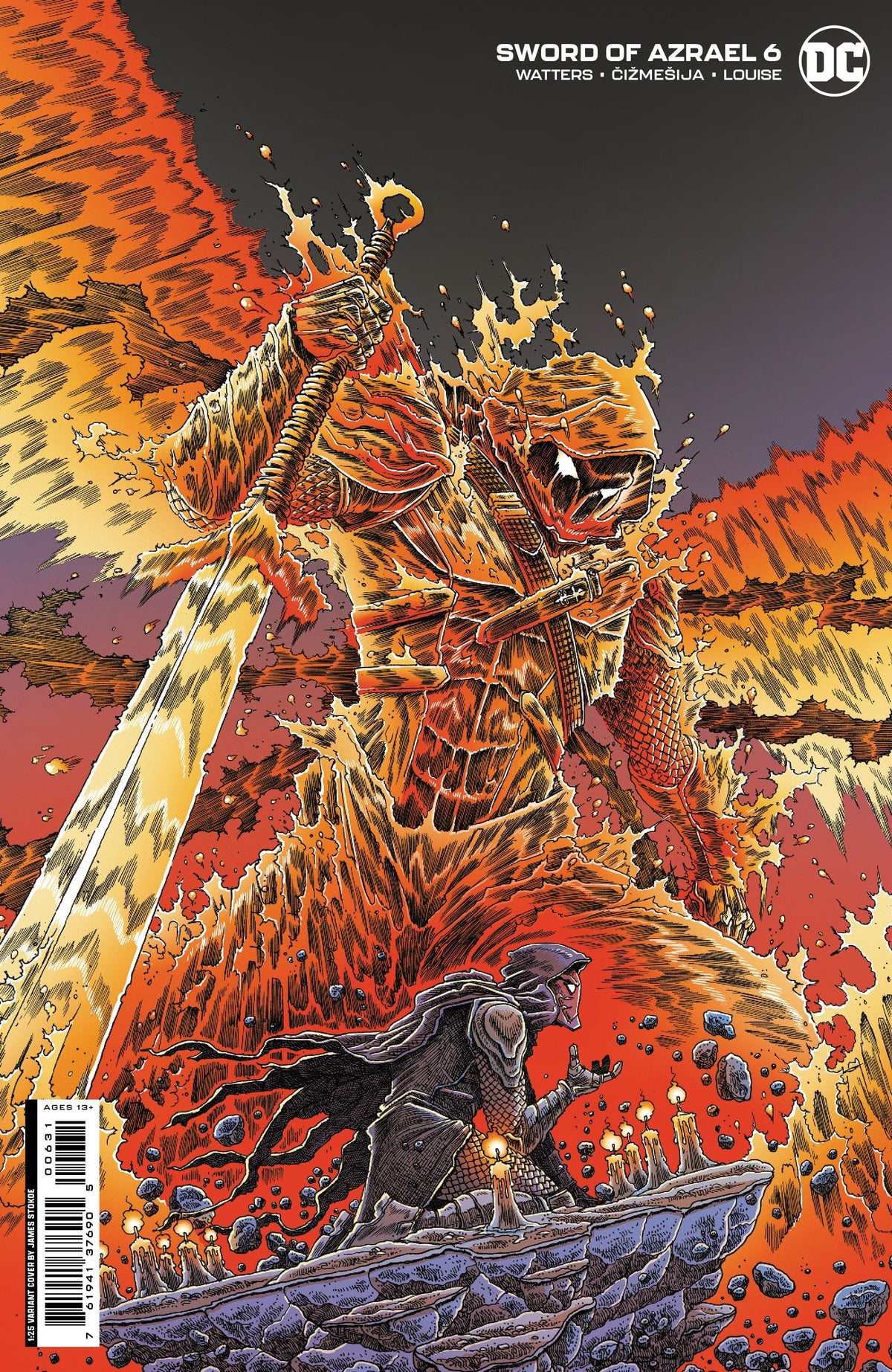 DC Comics Comic Books > Incentives SWORD OF AZRAEL #6 (OF 6) CVR C INC 1:25 JAMES STOKOE CARD STOCK VAR 76194137690500631 1022DC238